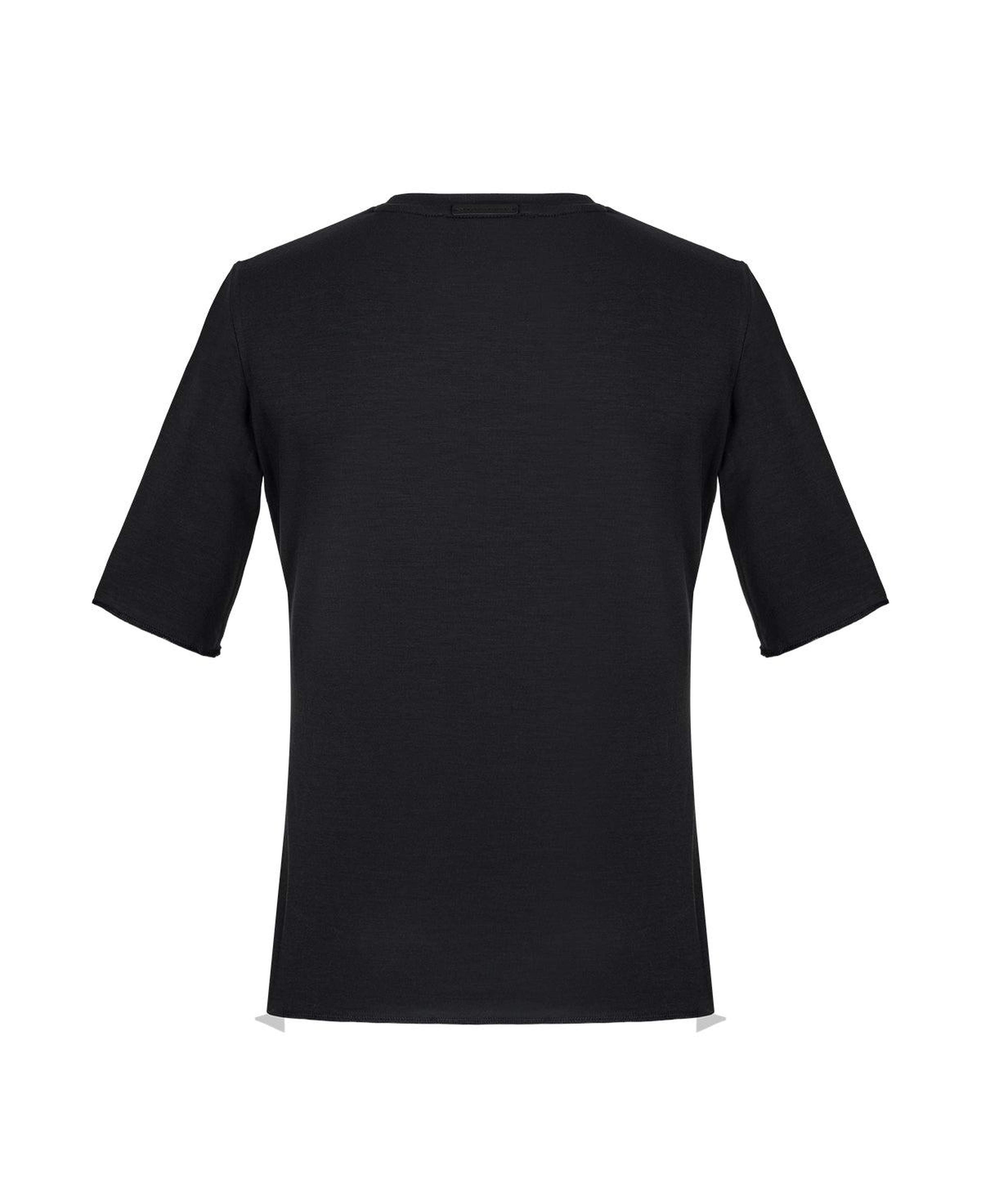 Siyah Ultralight Yuvarlak Yaka T-Shirt