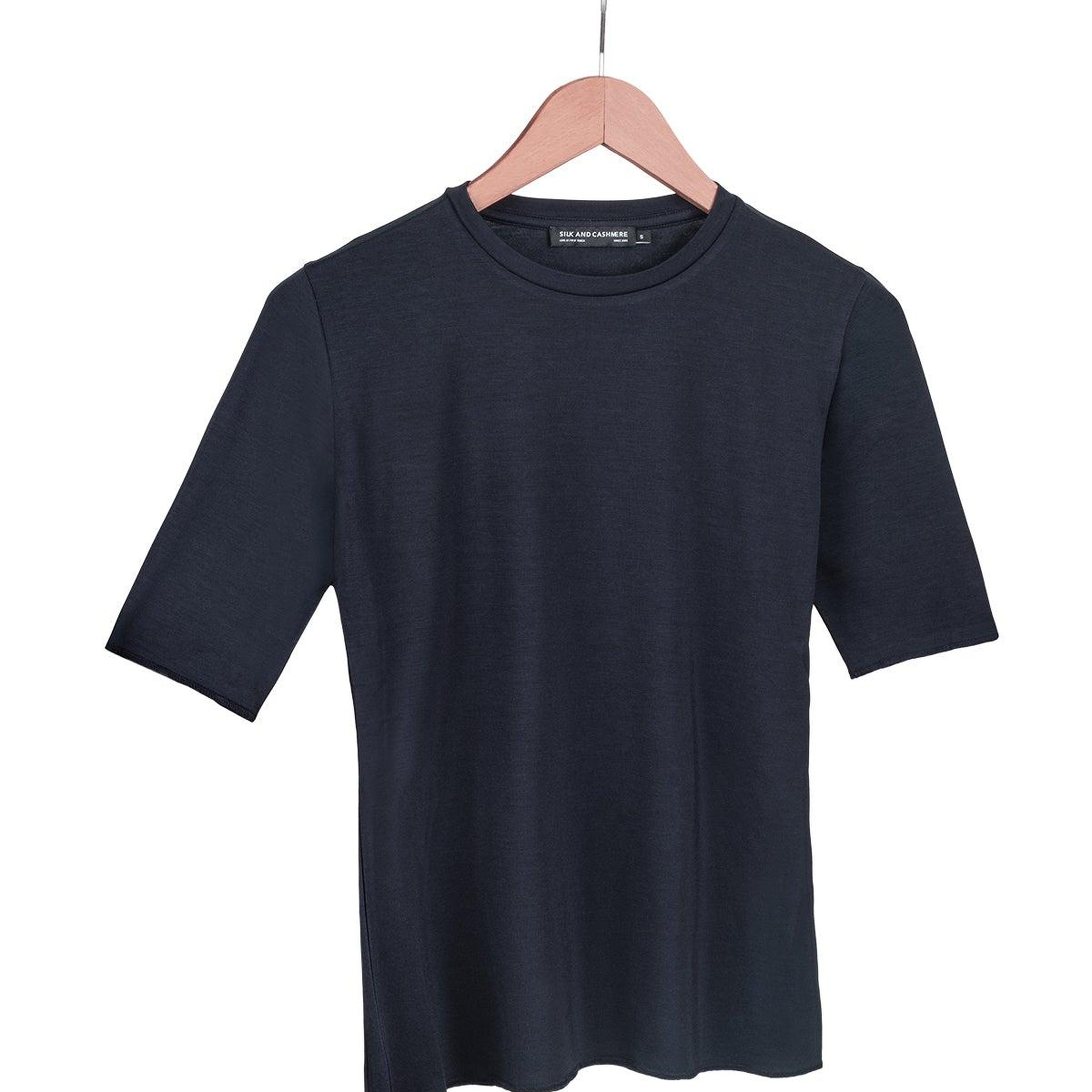 Lacivert Ultralight Yuvarlak Yaka T-Shirt