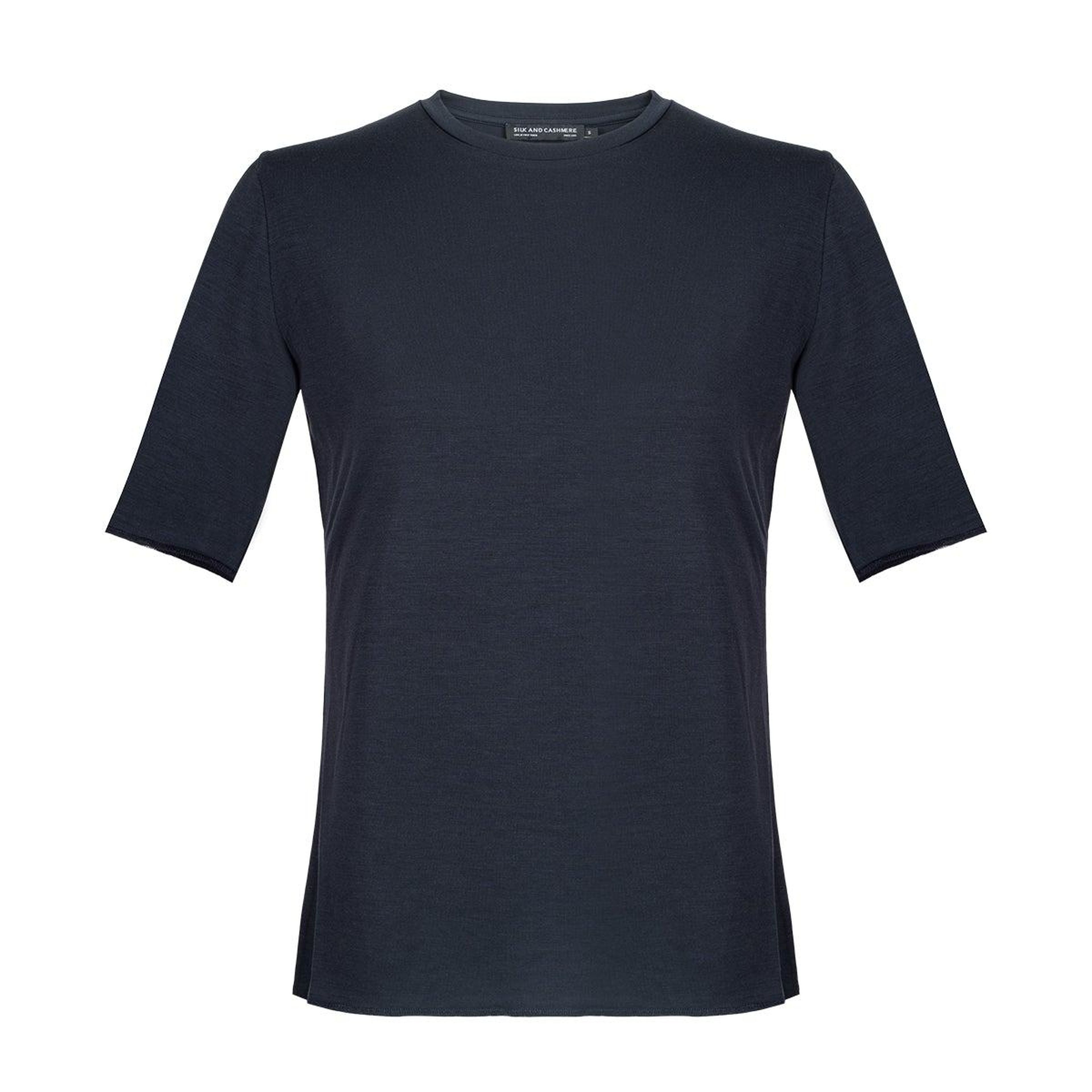 Lacivert Ultralight Yuvarlak Yaka T-Shirt