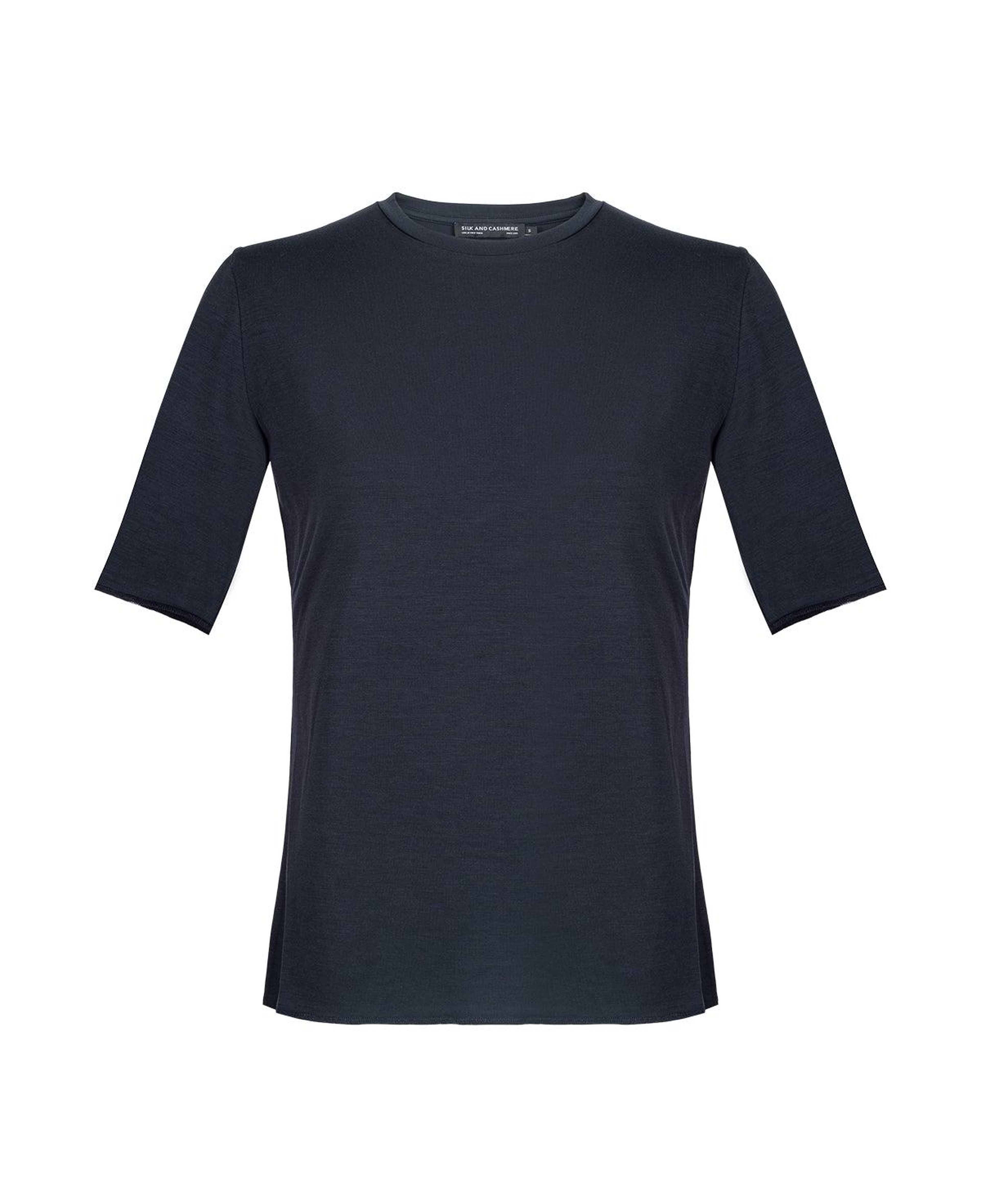 Lacivert Ultralight Yuvarlak Yaka T-Shirt