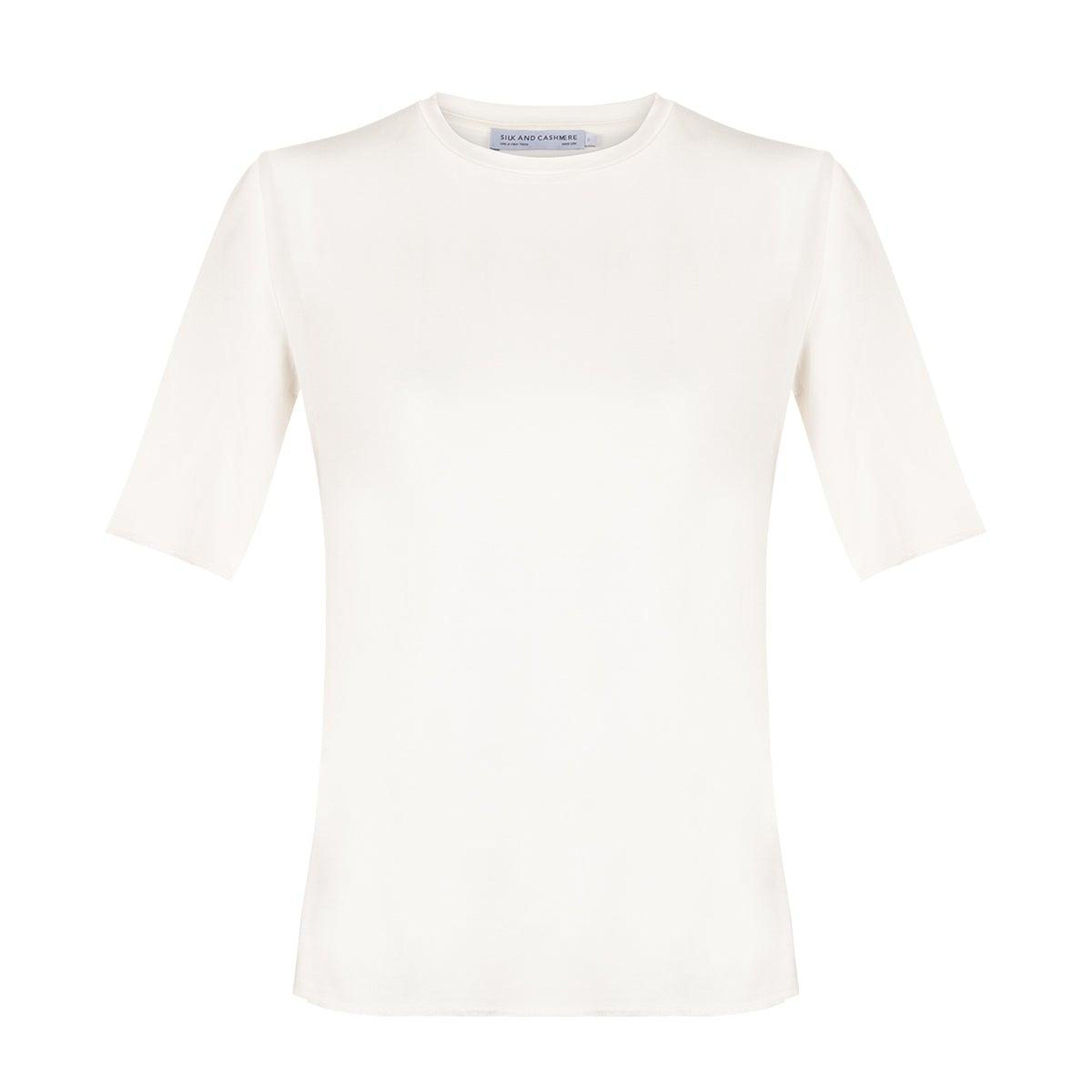 Ekru Ultralight Yuvarlak Yaka T-Shirt
