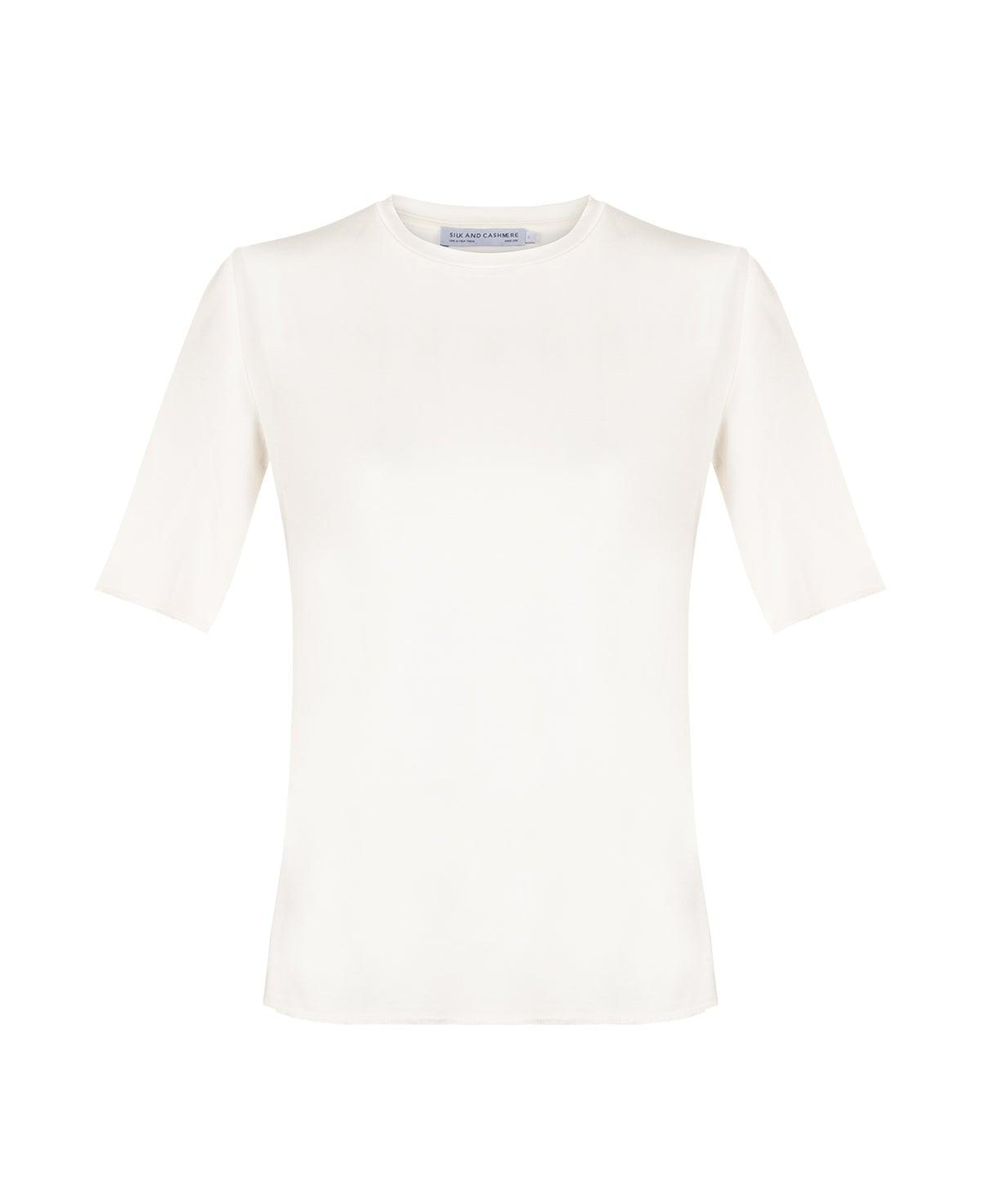 Ekru Ultralight Yuvarlak Yaka T-Shirt