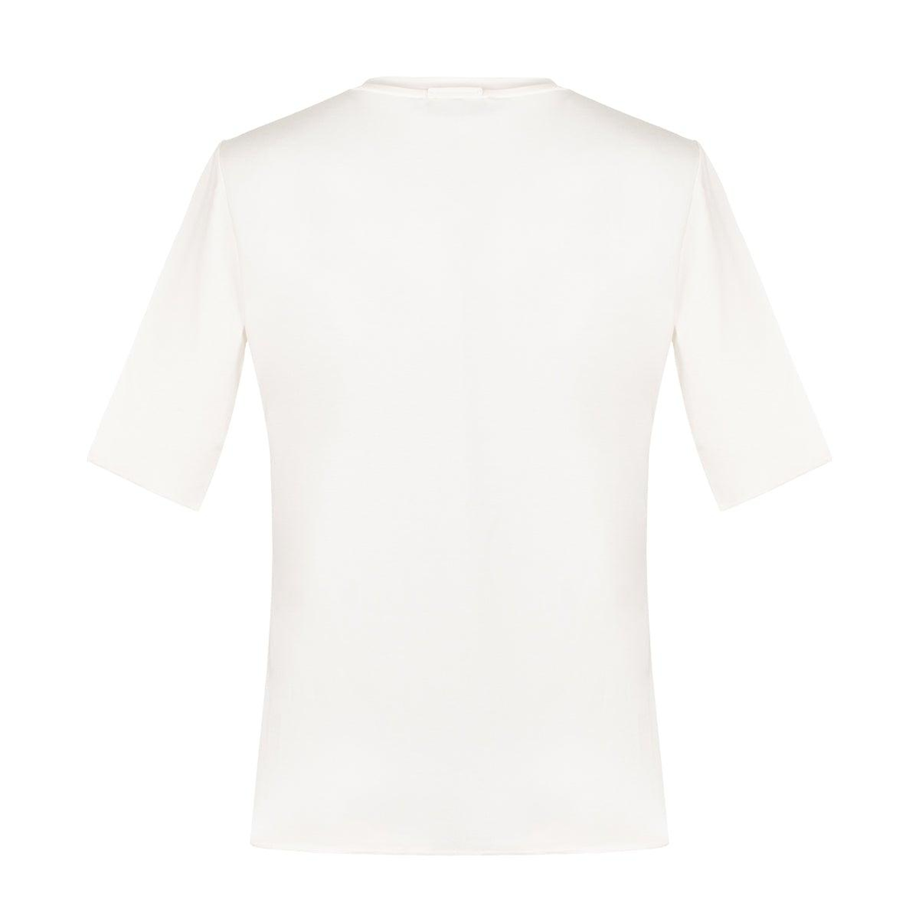 Ekru Ultralight Yuvarlak Yaka T-Shirt