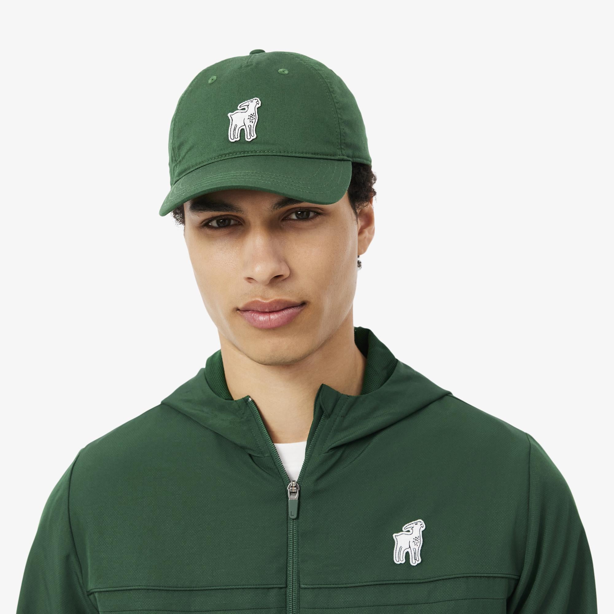 Lacoste x Novak Djokovic The GOAT Erkek Yeşil Şapka