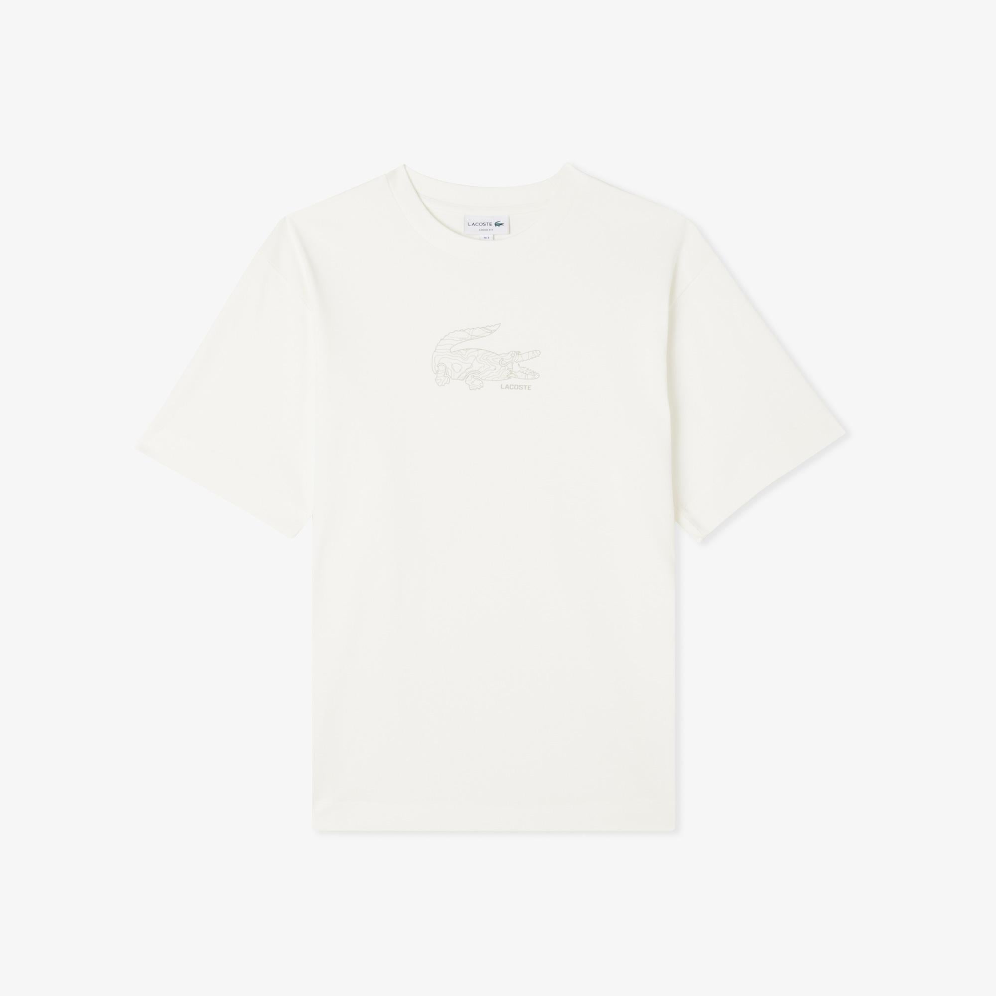 Lacoste Regular Fit Erkek Beyaz T-Shirt