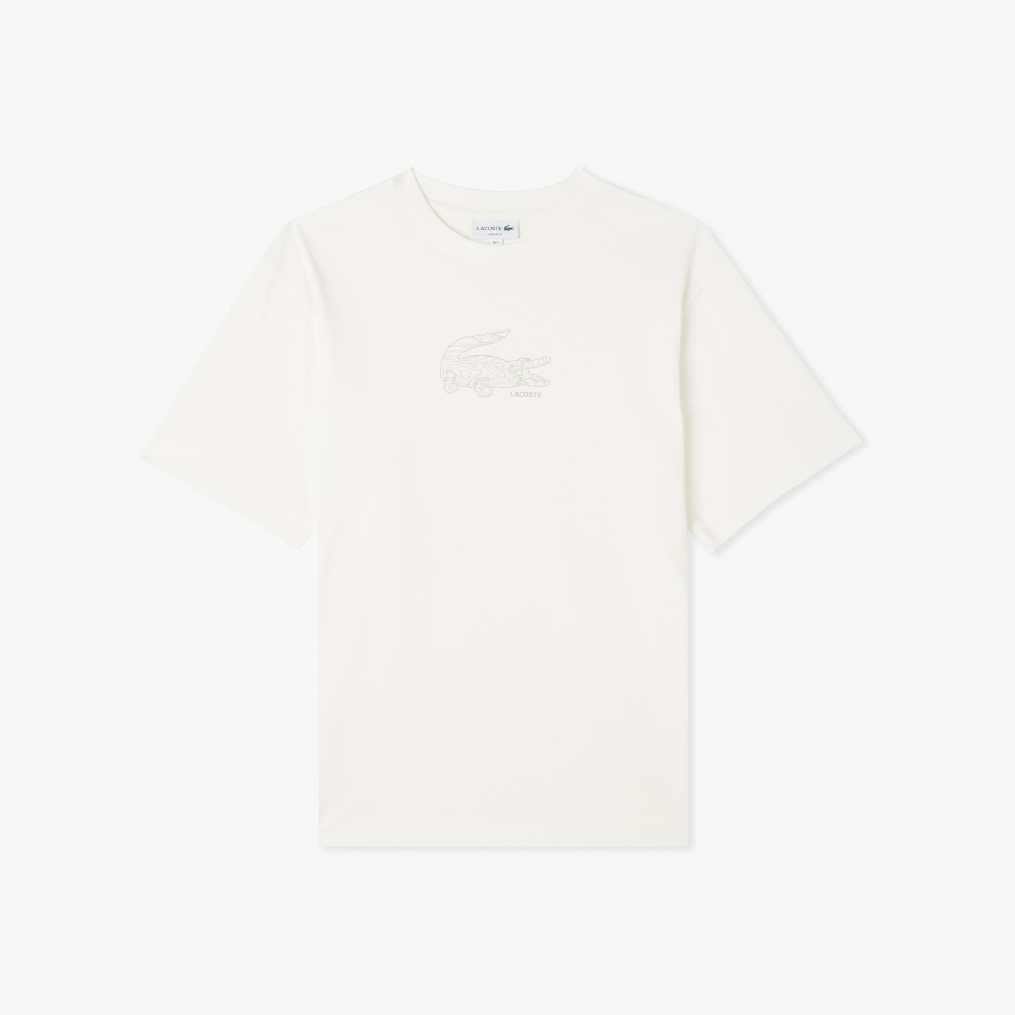 Lacoste Regular Fit Erkek Beyaz T-Shirt