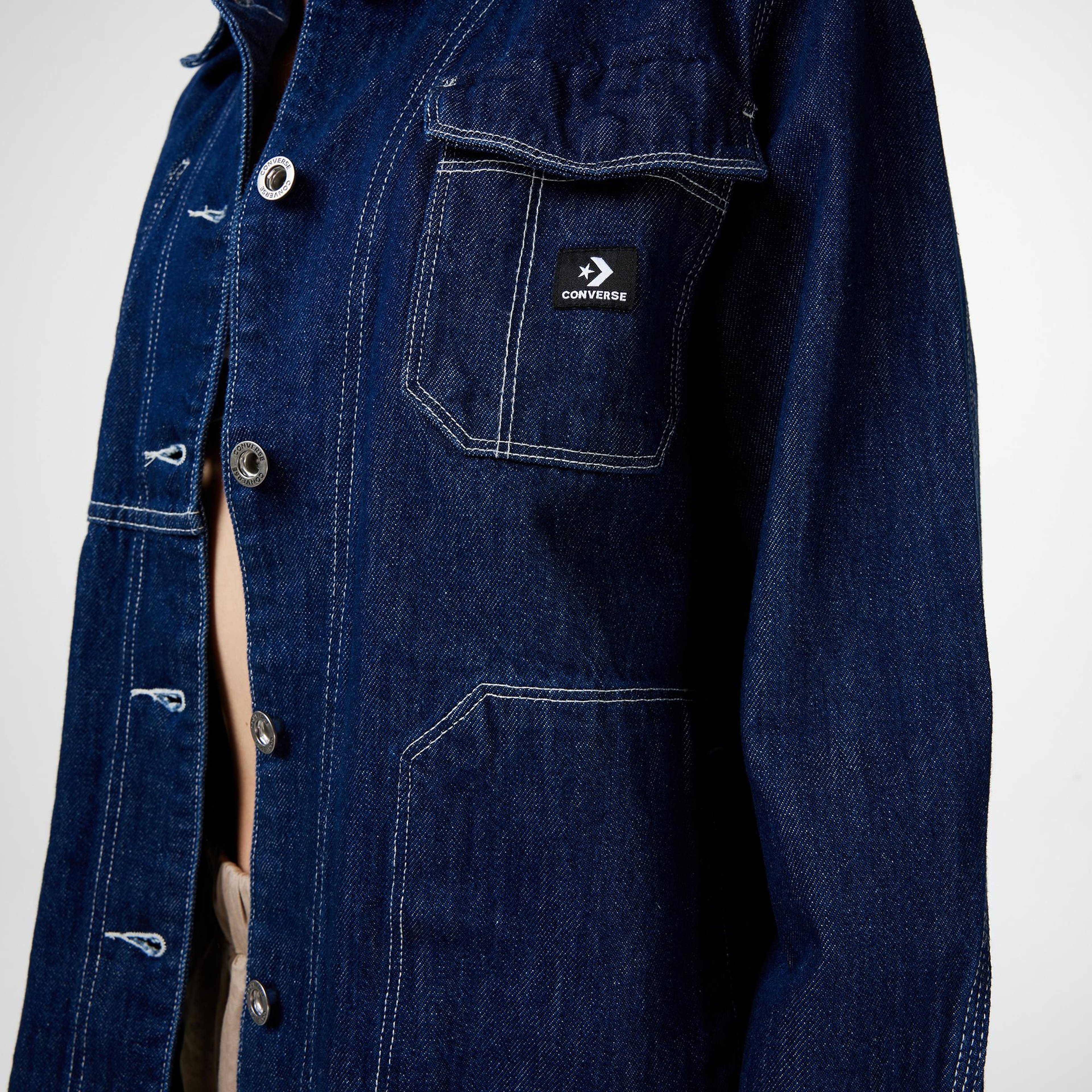 Converse Chaqueta Denim Kadın Mavi Ceket