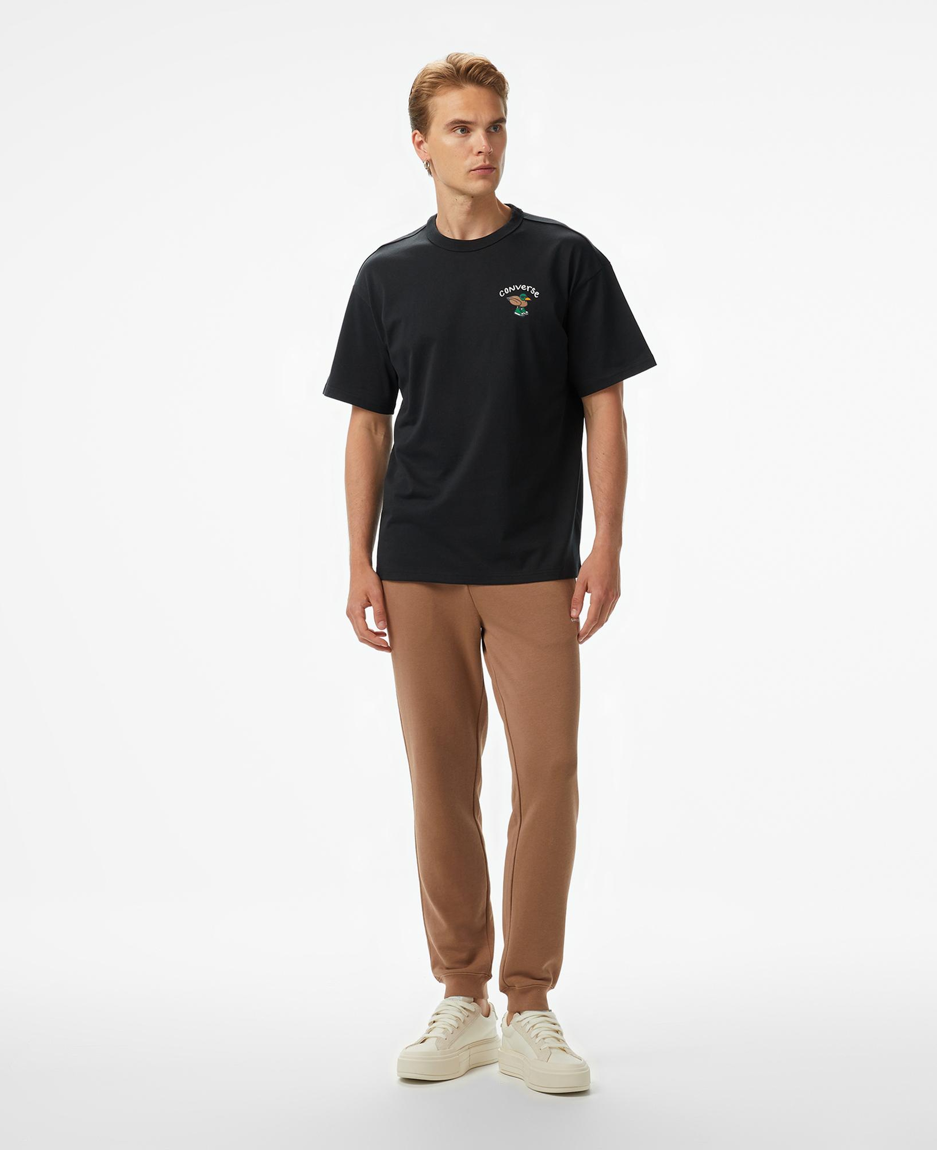 Converse Pool Side Star Chevron Erkek Siyah T-Shirt