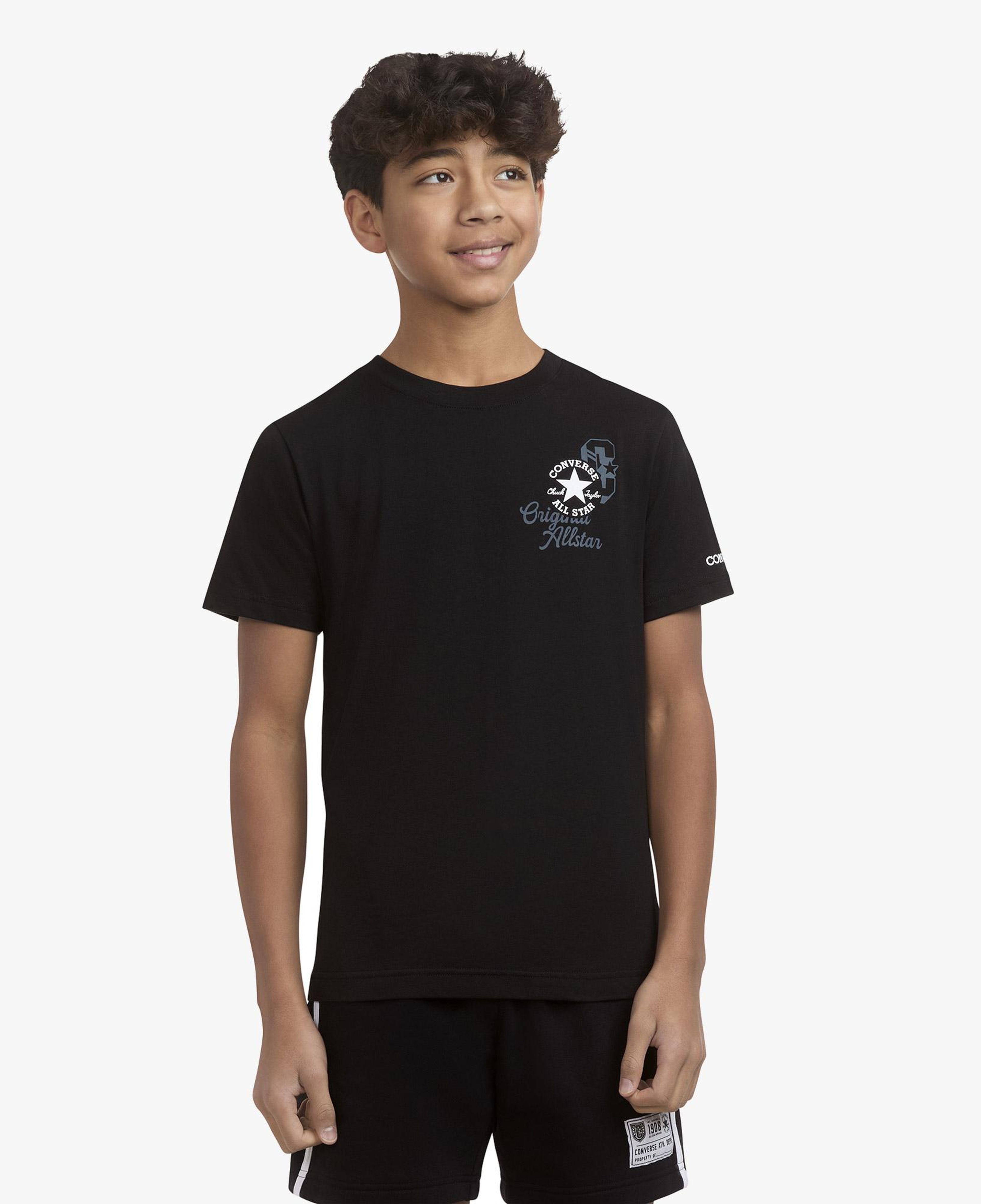 Converse Çocuk Siyah T shirt