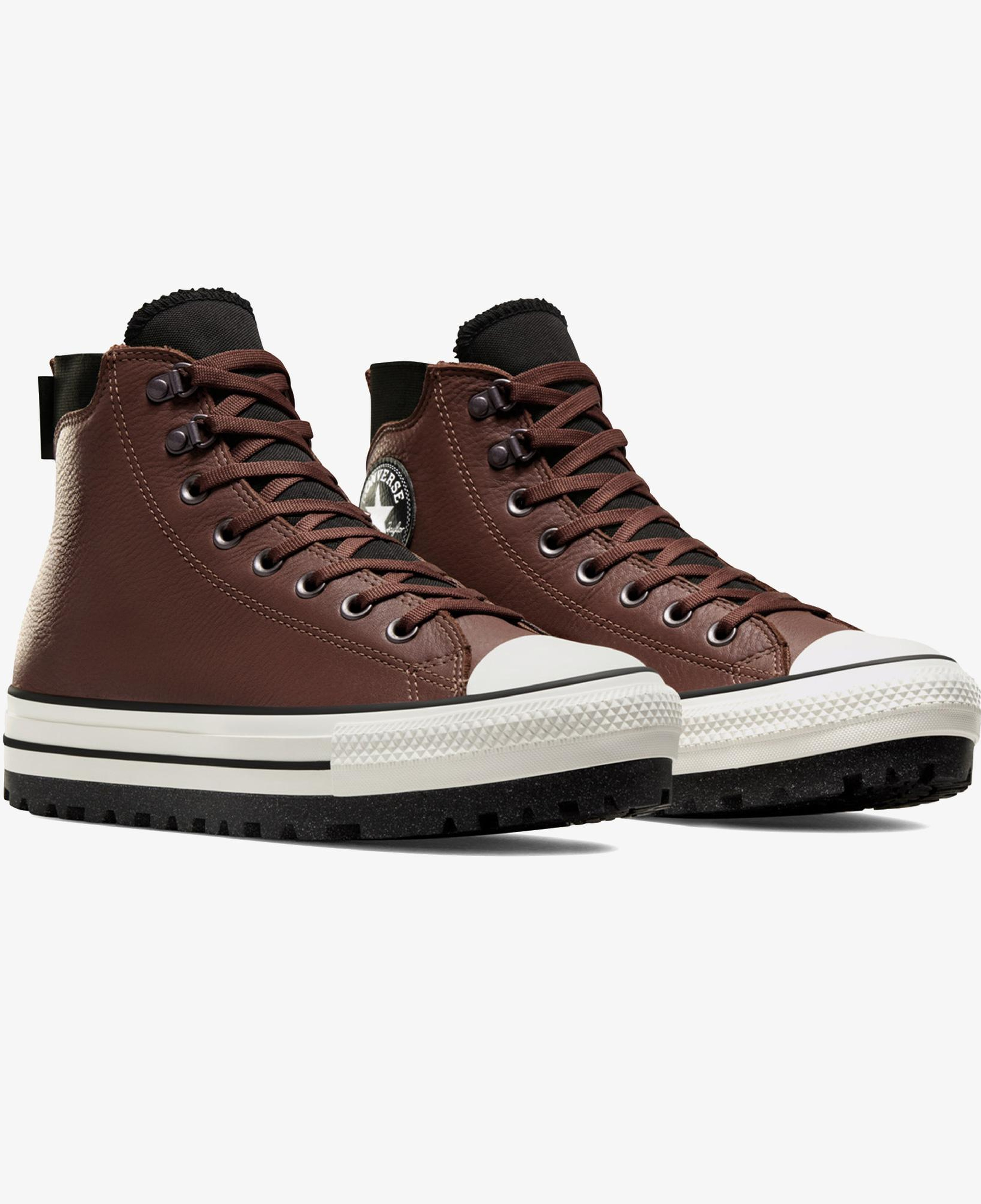 Converse Chuck Taylor All Star City Trek Su Geçirmez Unisex Kahverengi Deri Bot