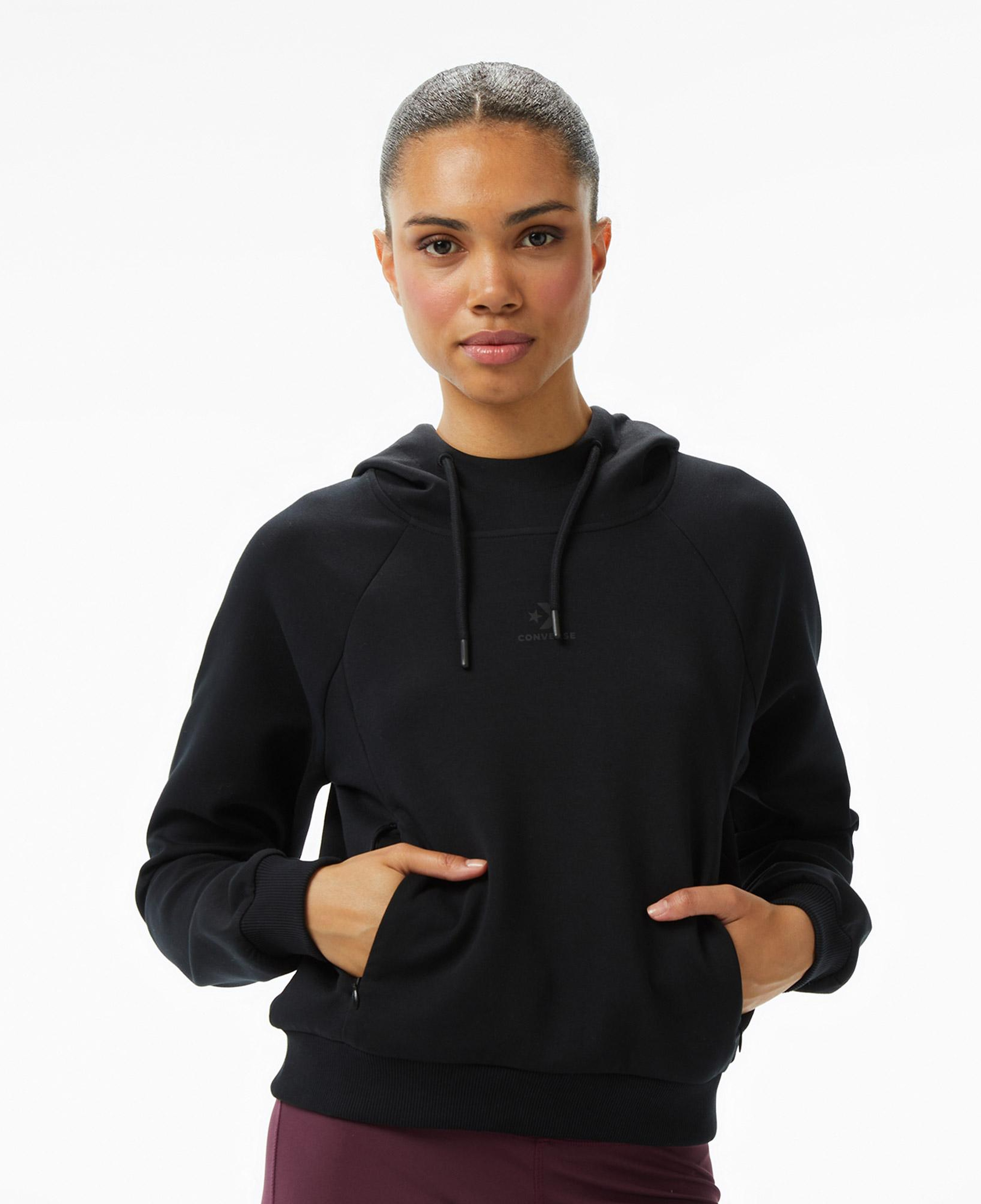 Converse Kadın Siyah Sweatshirt
