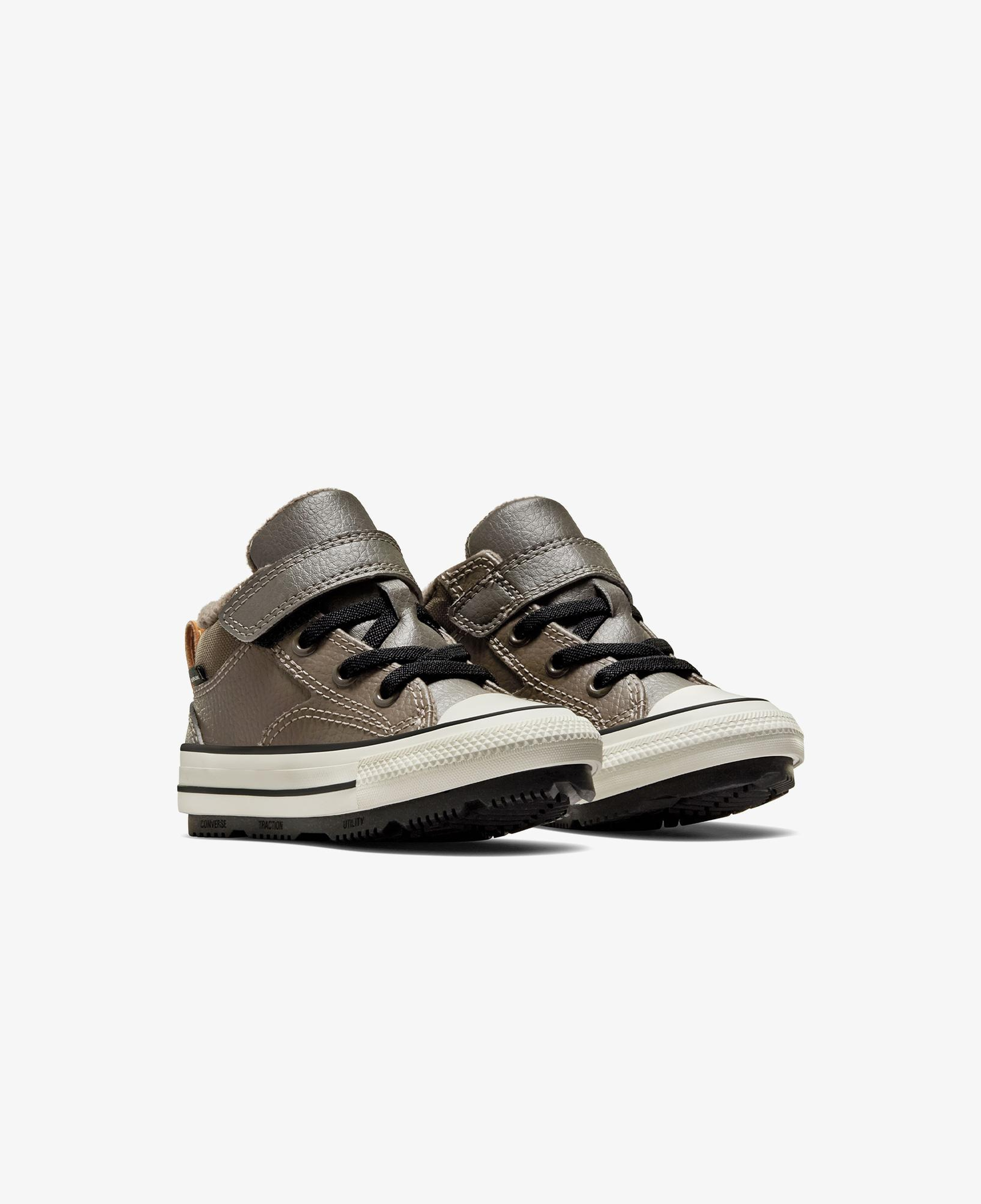 Converse Chuck Taylor All Star Malden Street Bebek Kahverengi Deri Bot