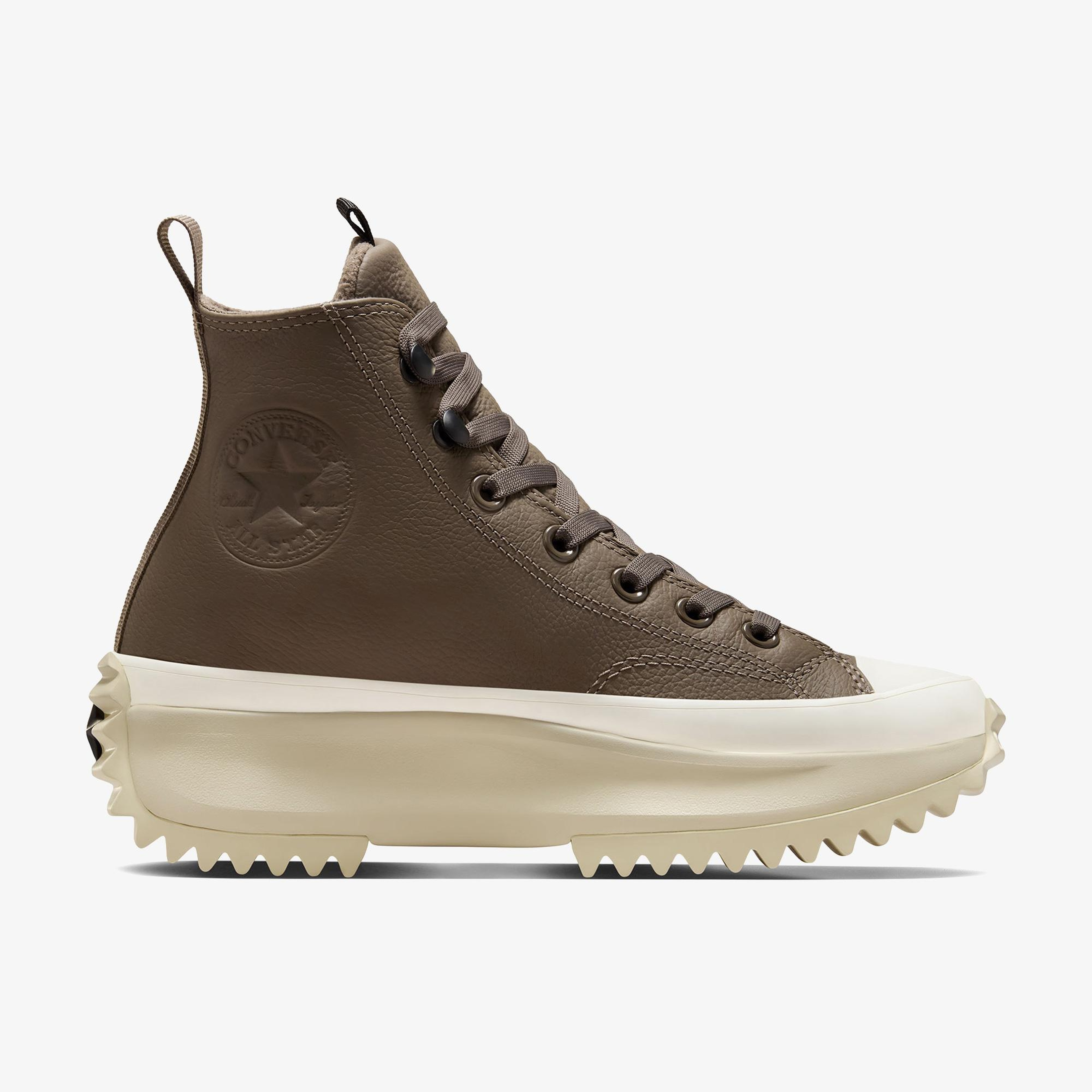 Converse Run Star Hike Unisex Kahverengi Deri Bot