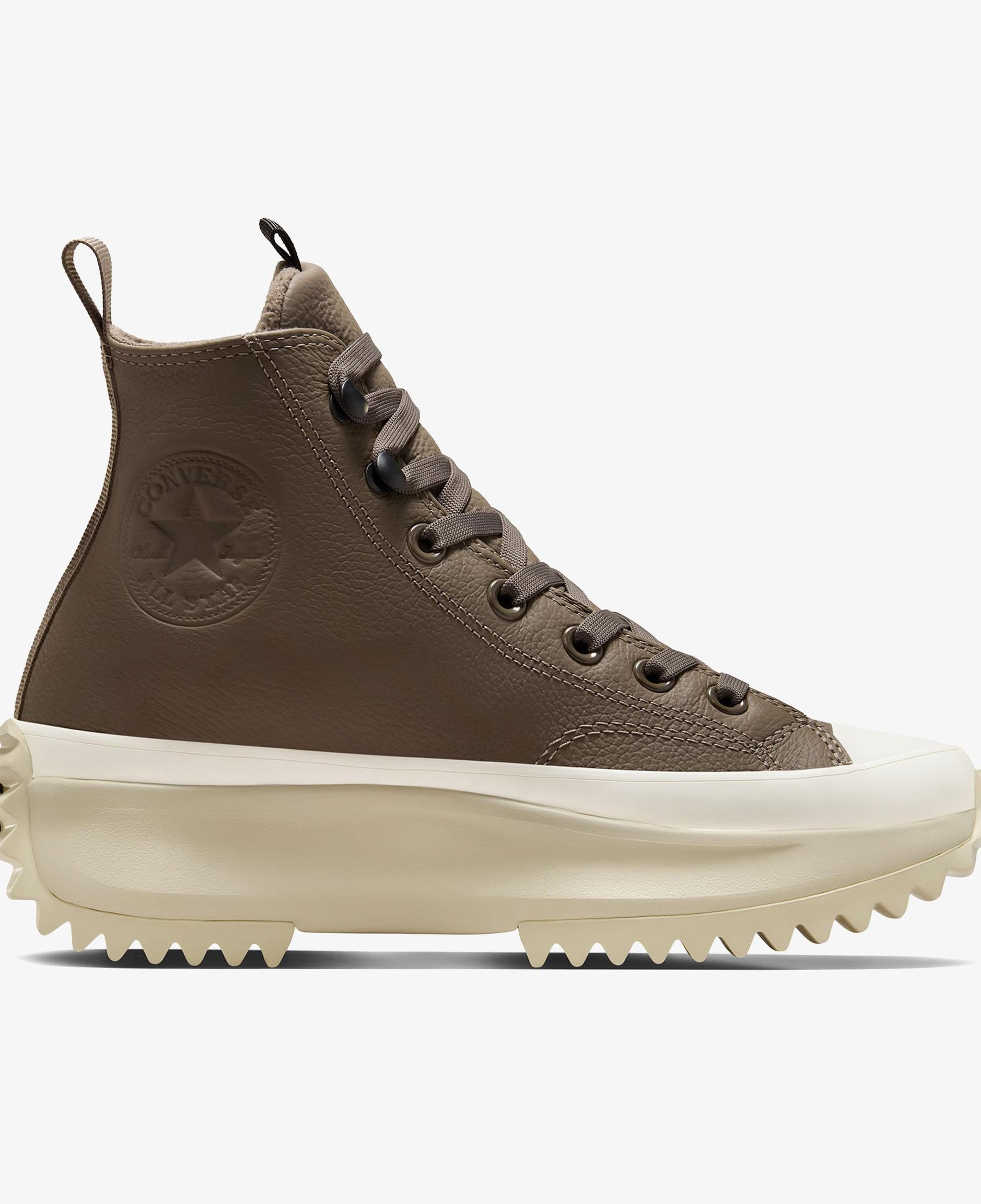 Converse Run Star Hike Unisex Kahverengi Deri Bot