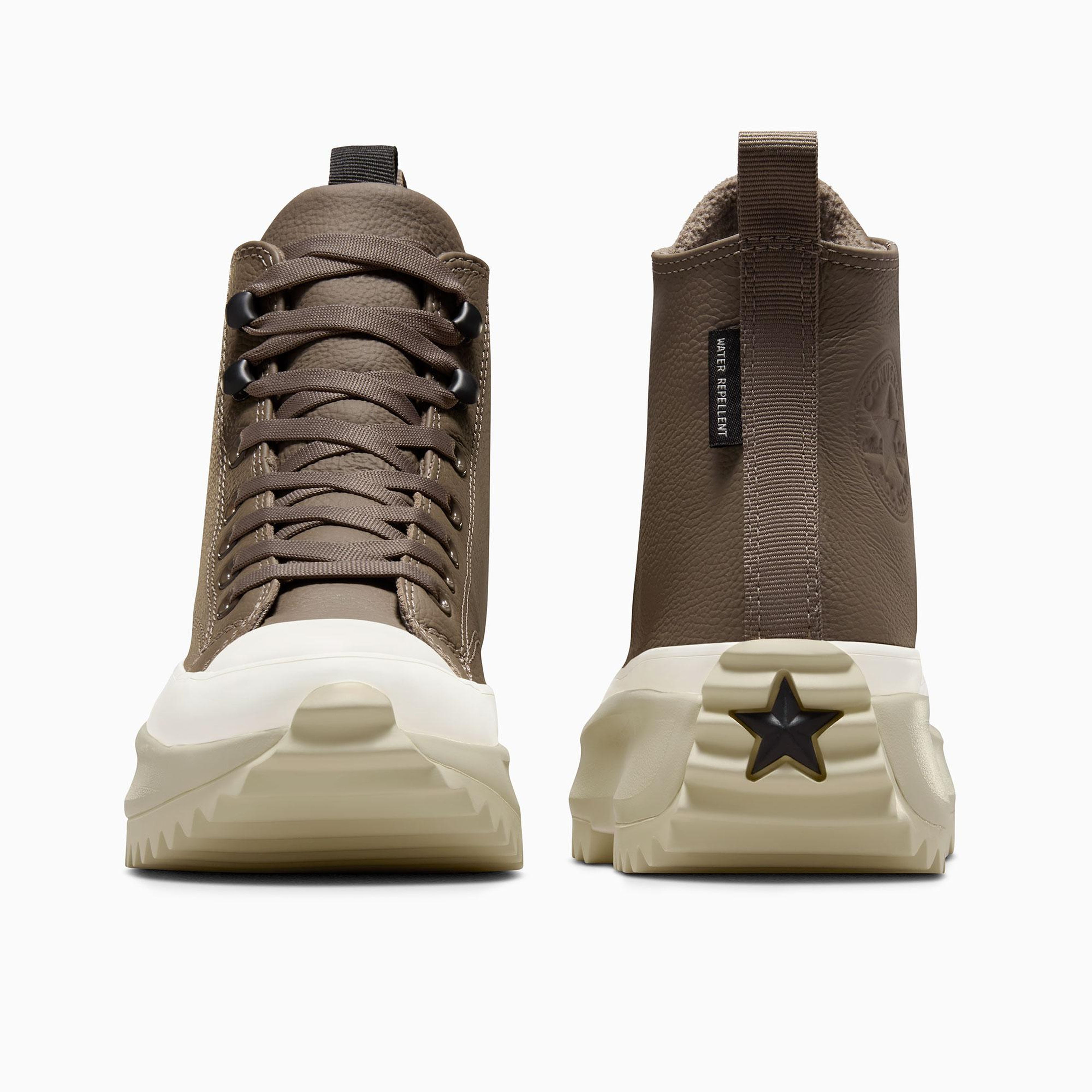 Converse Run Star Hike Unisex Kahverengi Deri Bot