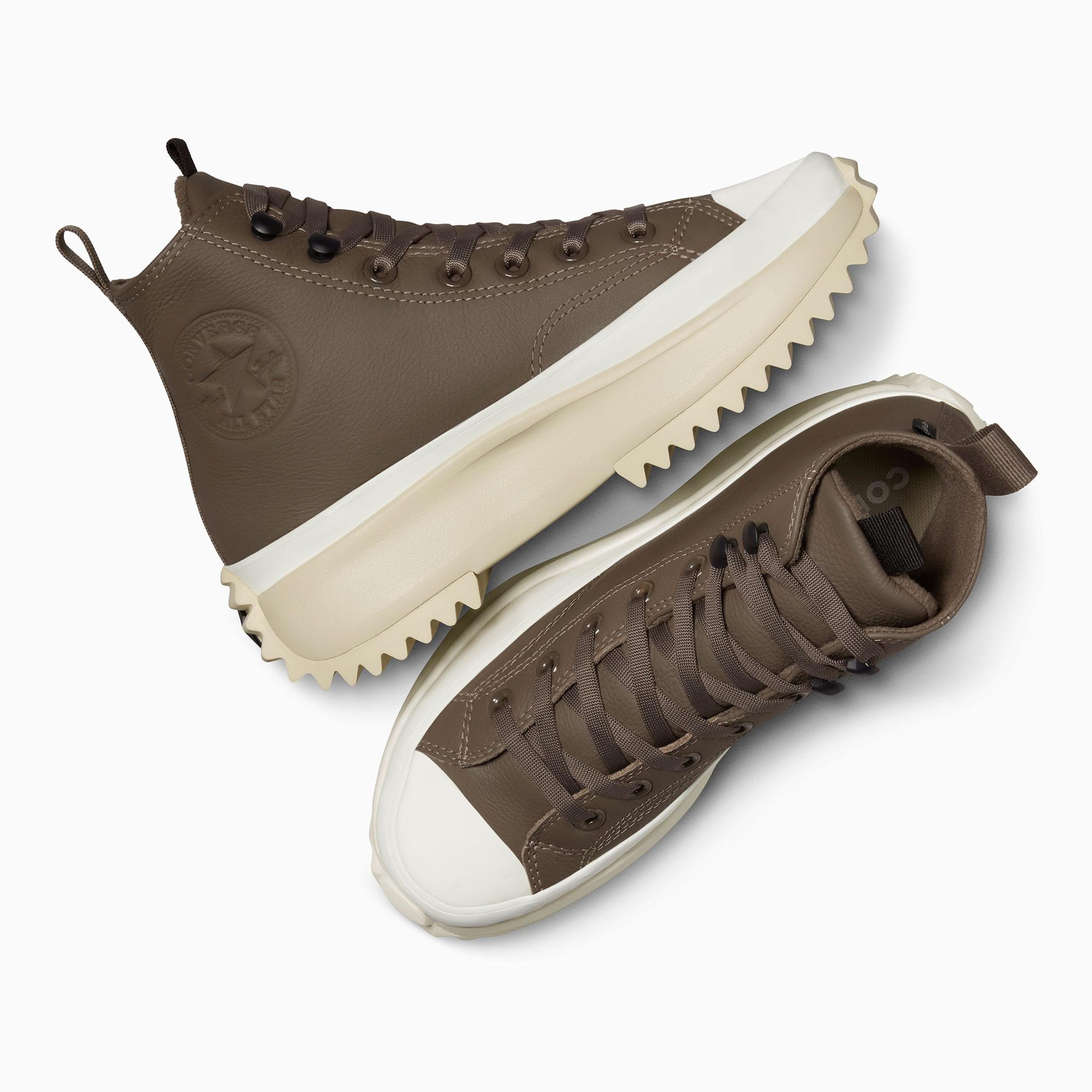 Converse Run Star Hike Unisex Kahverengi Deri Bot