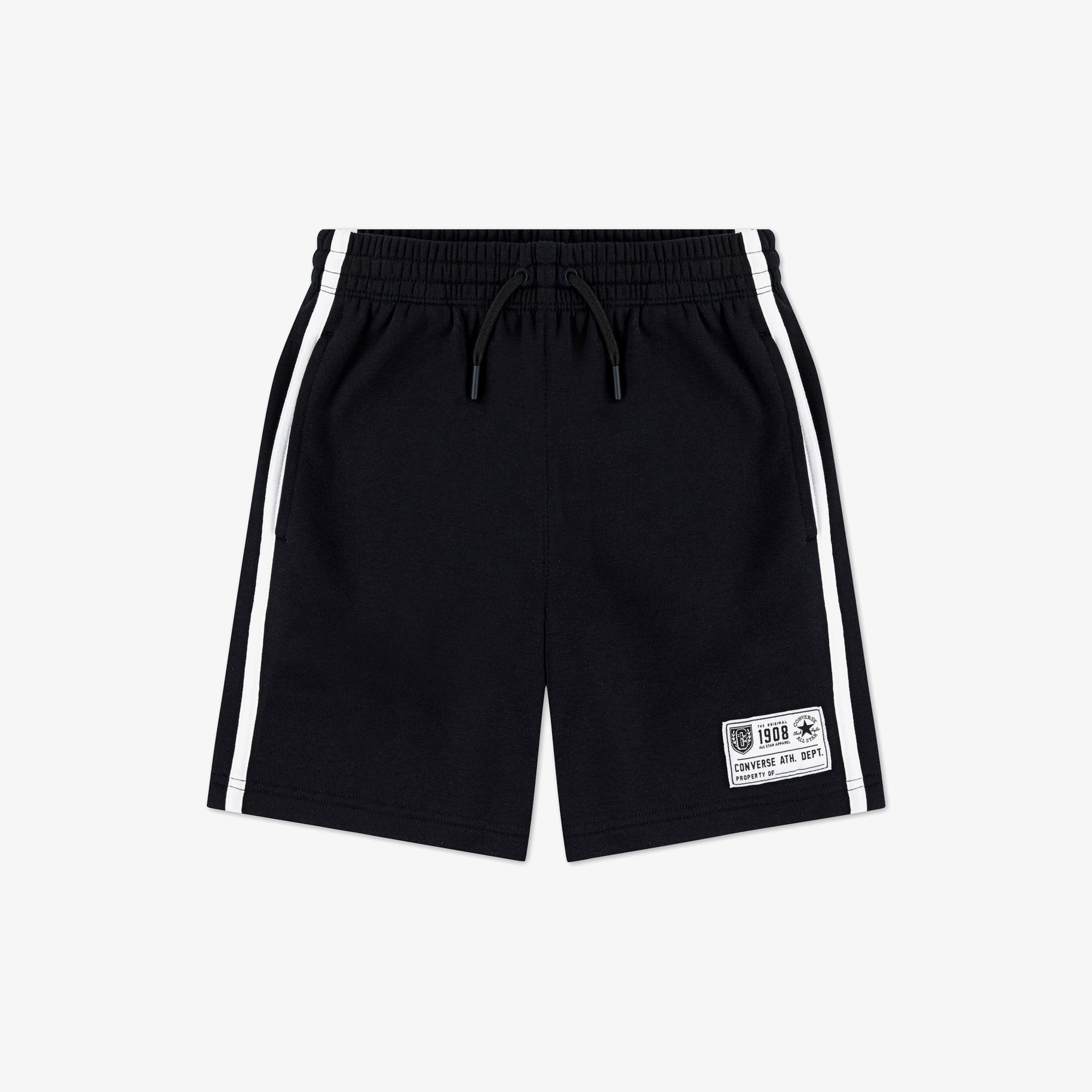 Converse Side Stripe Retro Çocuk Siyah Şort