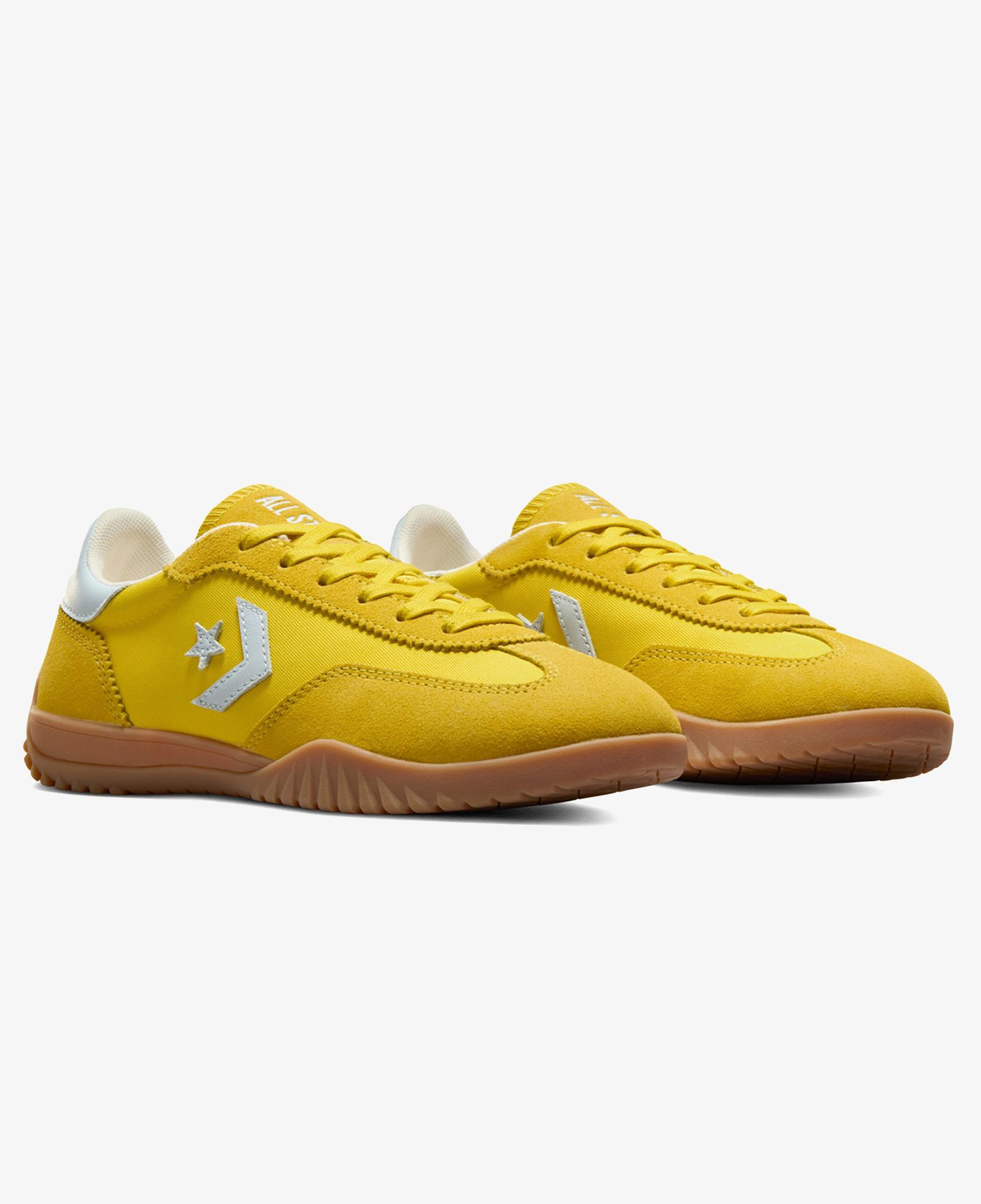 Converse Run Star Trainer Unisex Sarı Süet Deri Sneaker