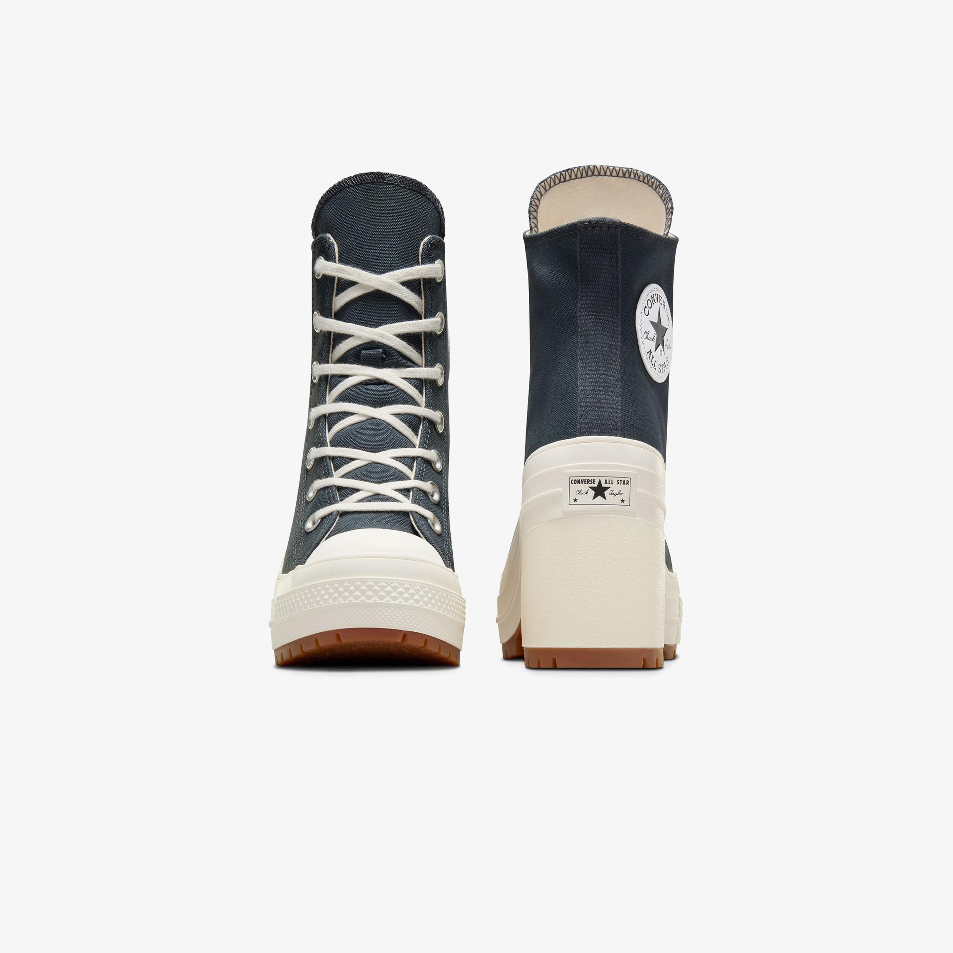 Converse Chuck 70 De Luxe Heel Unisex Lacivert Platform Sneaker