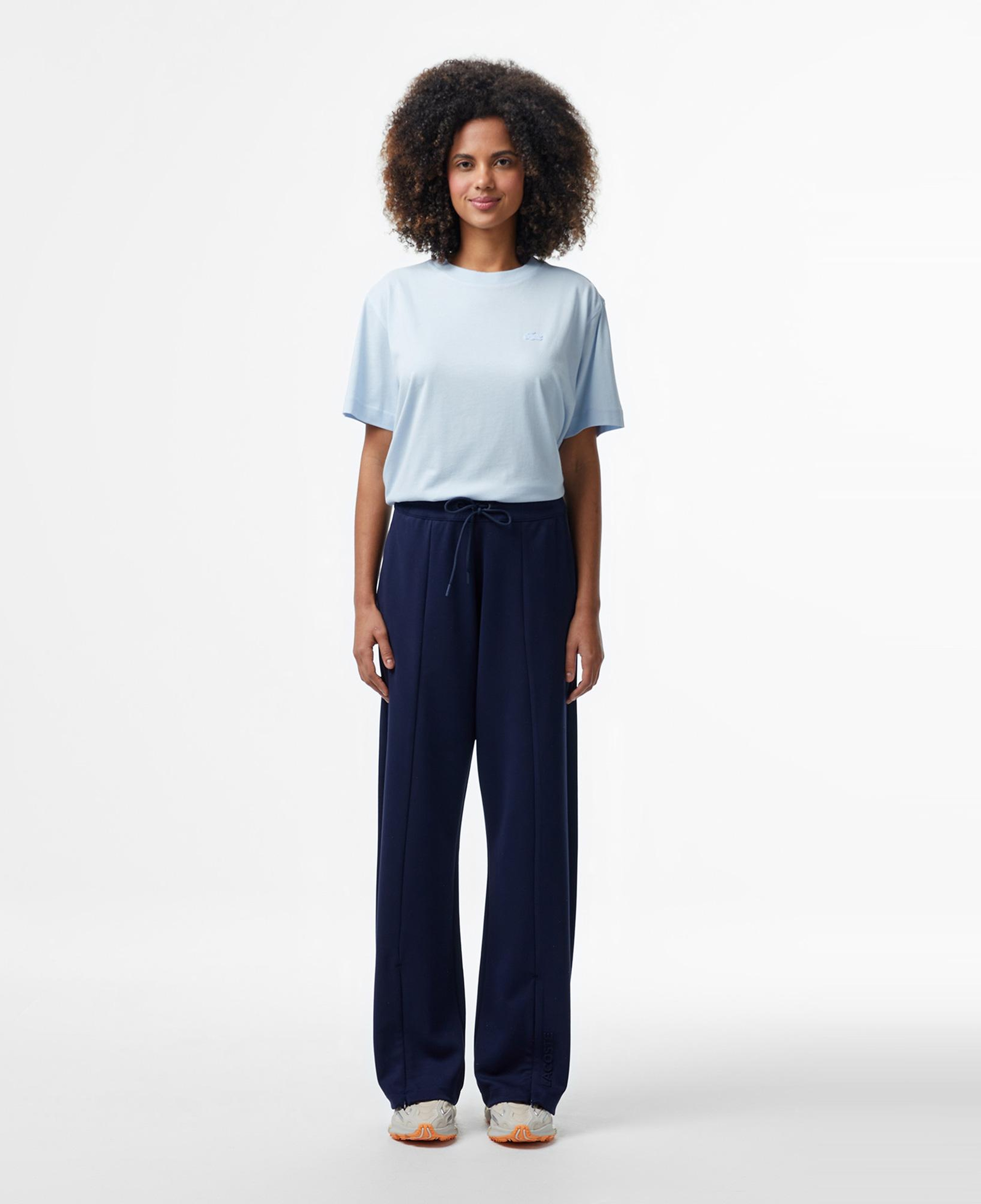 Kadın Loose Fit Lacivert Modal Karışımlı Eşofman Altı