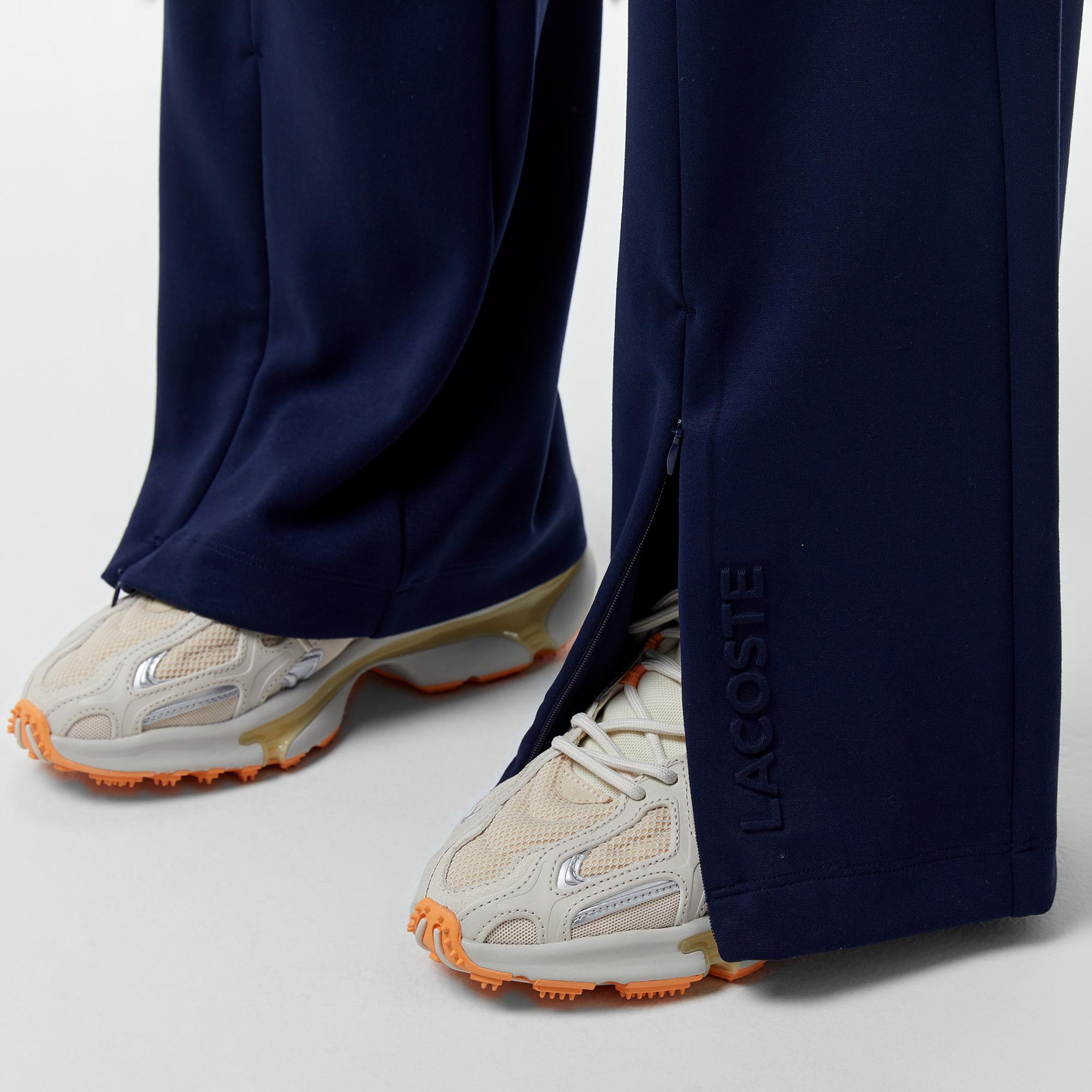 Kadın Loose Fit Lacivert Modal Karışımlı Eşofman Altı