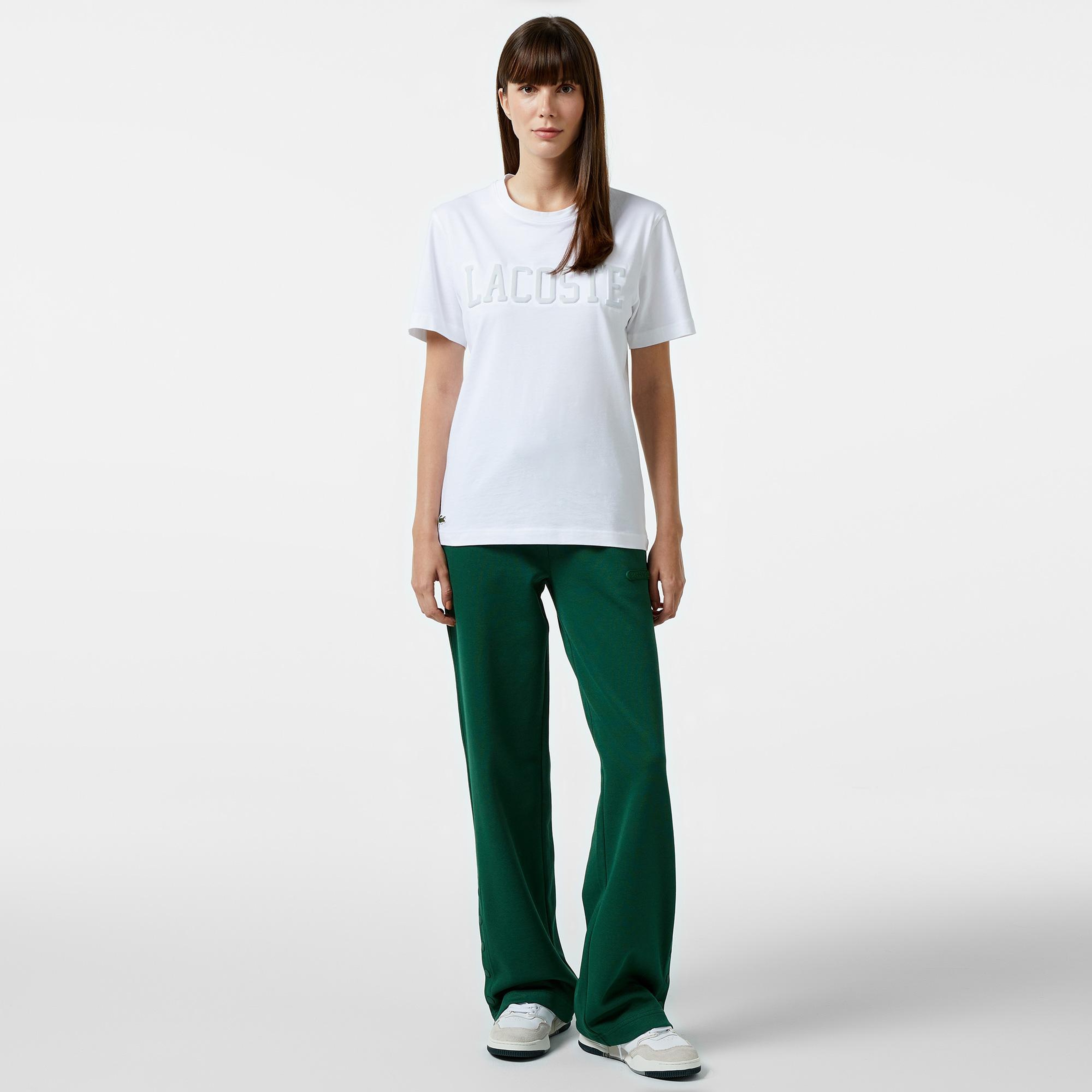 Kadın Straight Fit Koyu Yeşil Eşofman Altı