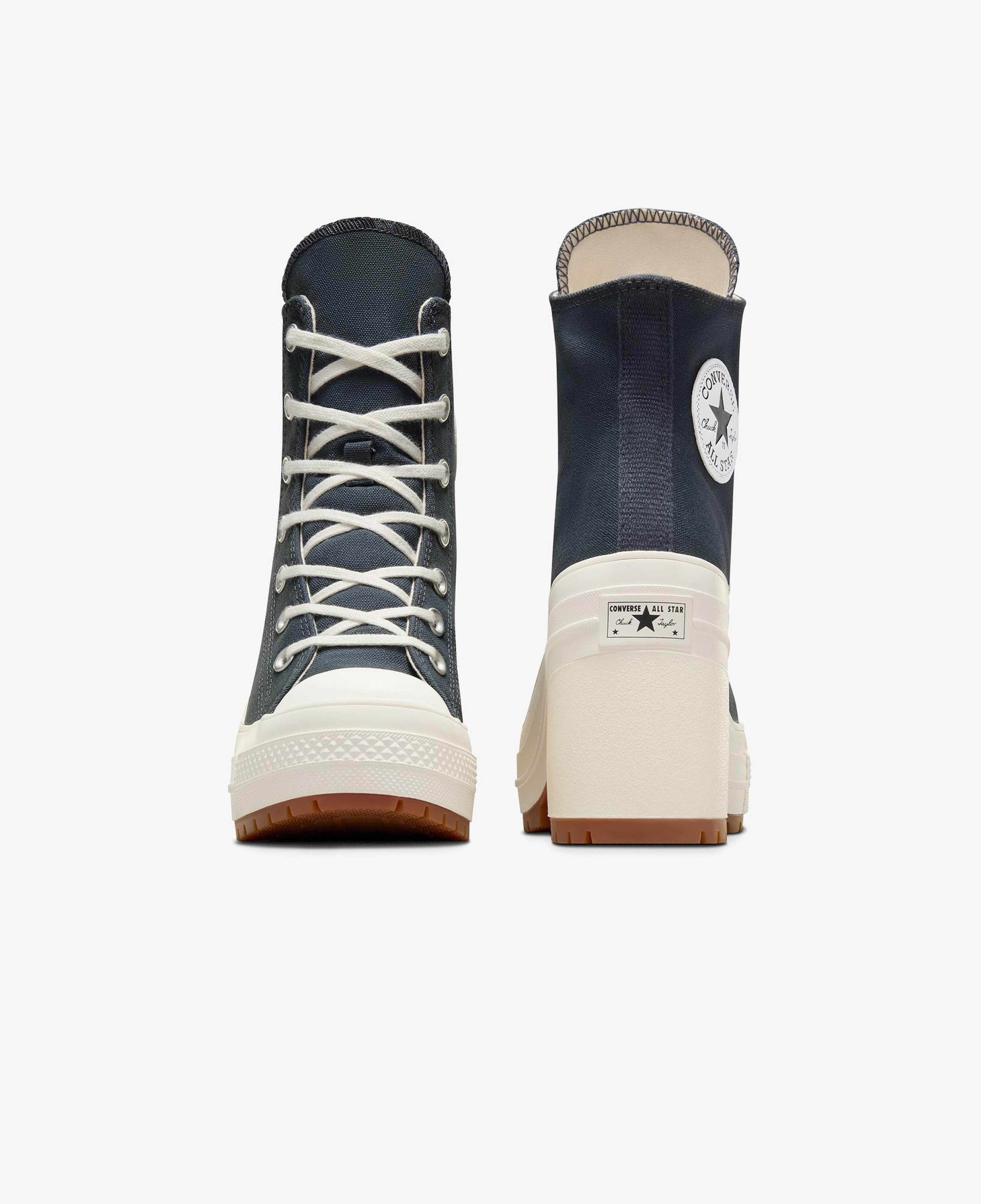 Converse Chuck 70 De Luxe Heel Unisex Lacivert Platform Sneaker