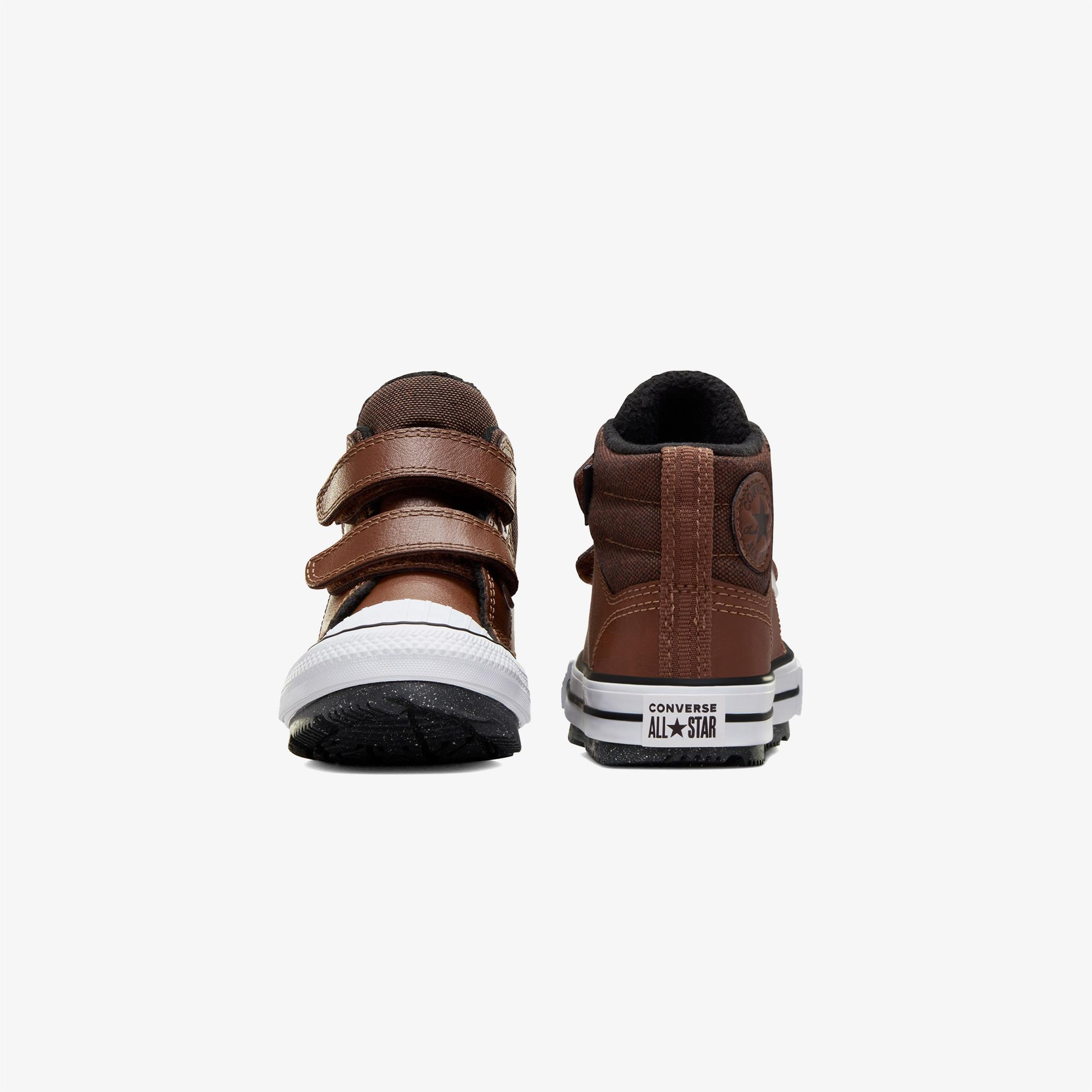 Converse Chuck Taylor All Star Berkshire Bebek Kahverengi Deri Bot
