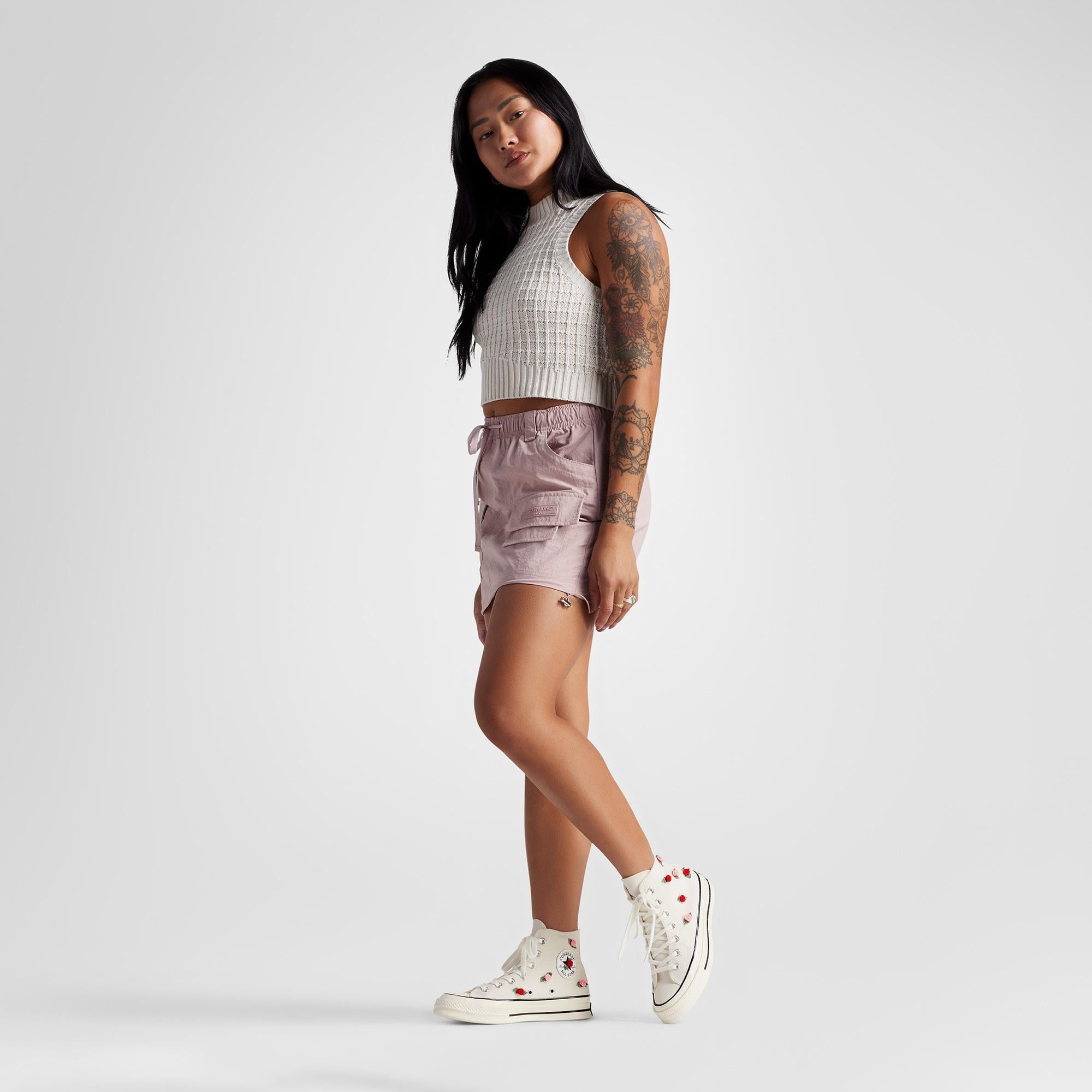 Converse Chuck 70 Roses Unisex Krem Sneaker