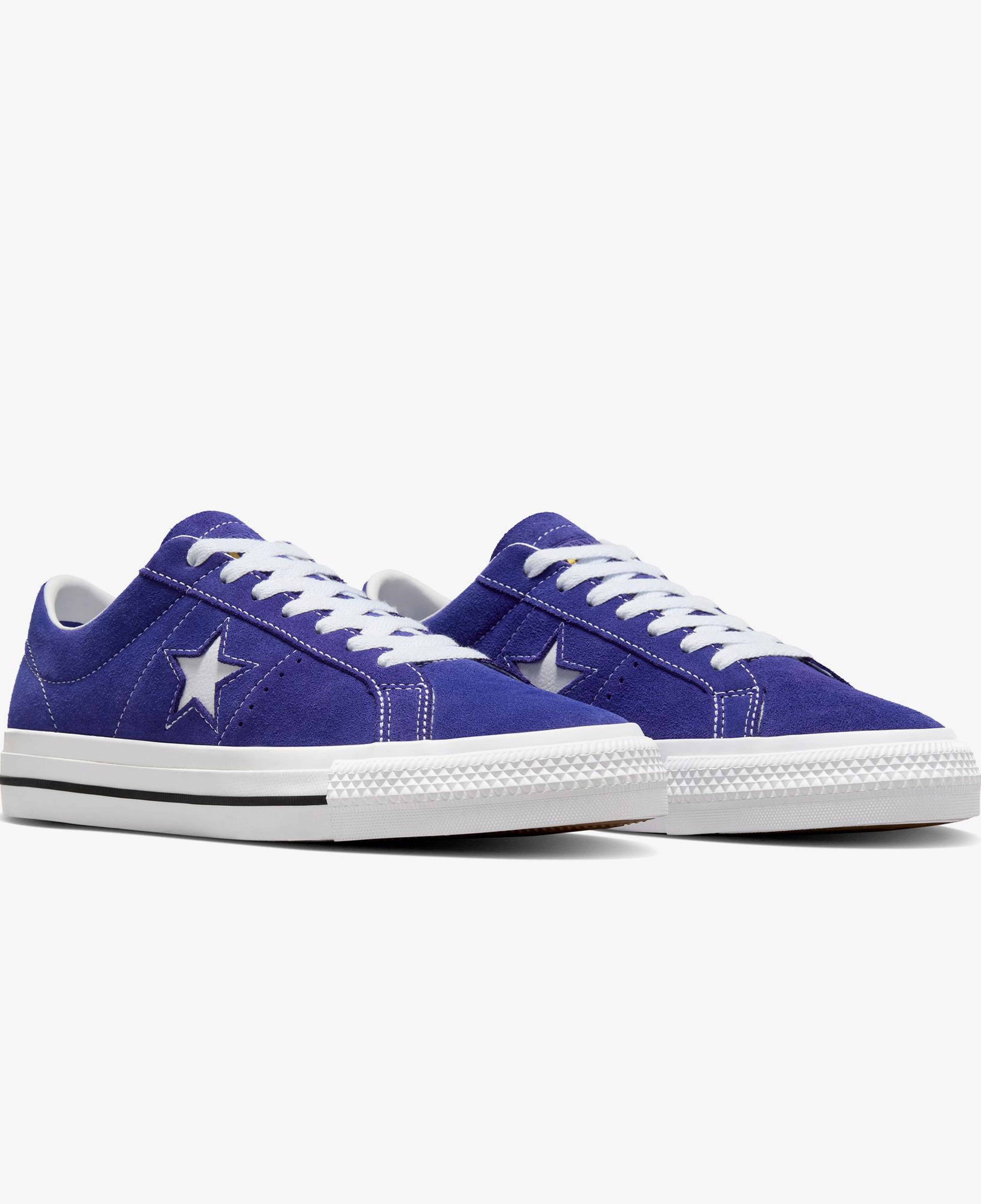 Converse One Star Pro Unisex Mor Süet Deri Sneaker
