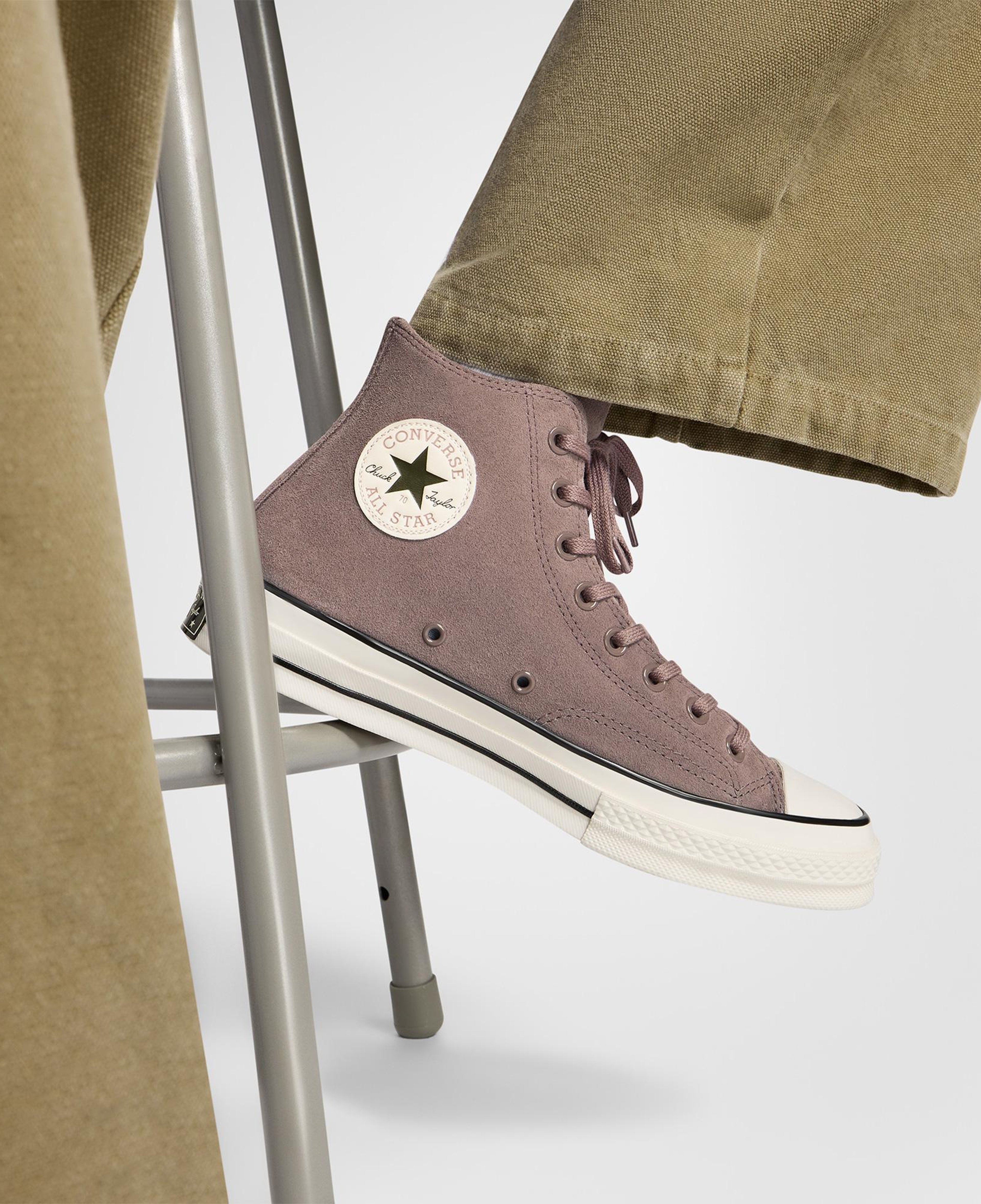 Converse Chuck 70 Unisex Kahverengi Süet Deri Sneaker