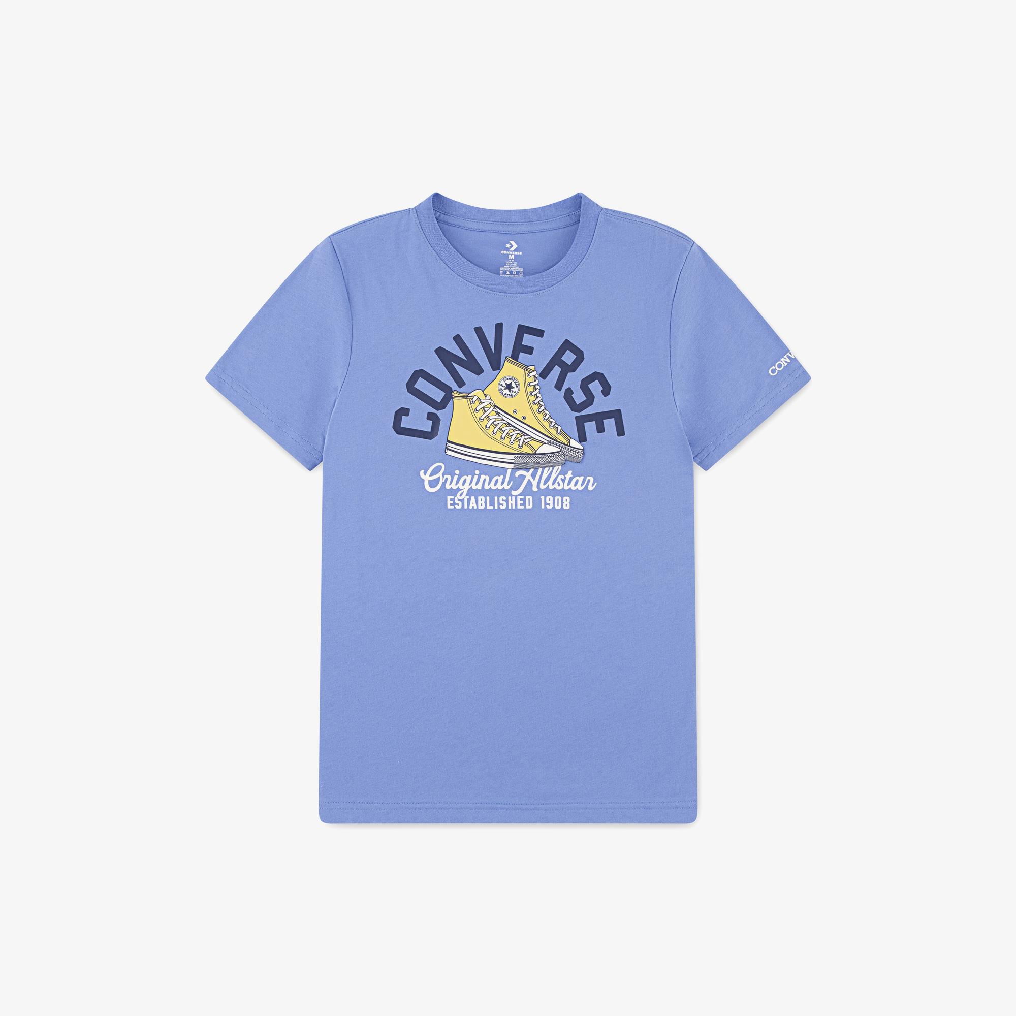 Converse Retro Remix Çocuk Mavi T-Shirt