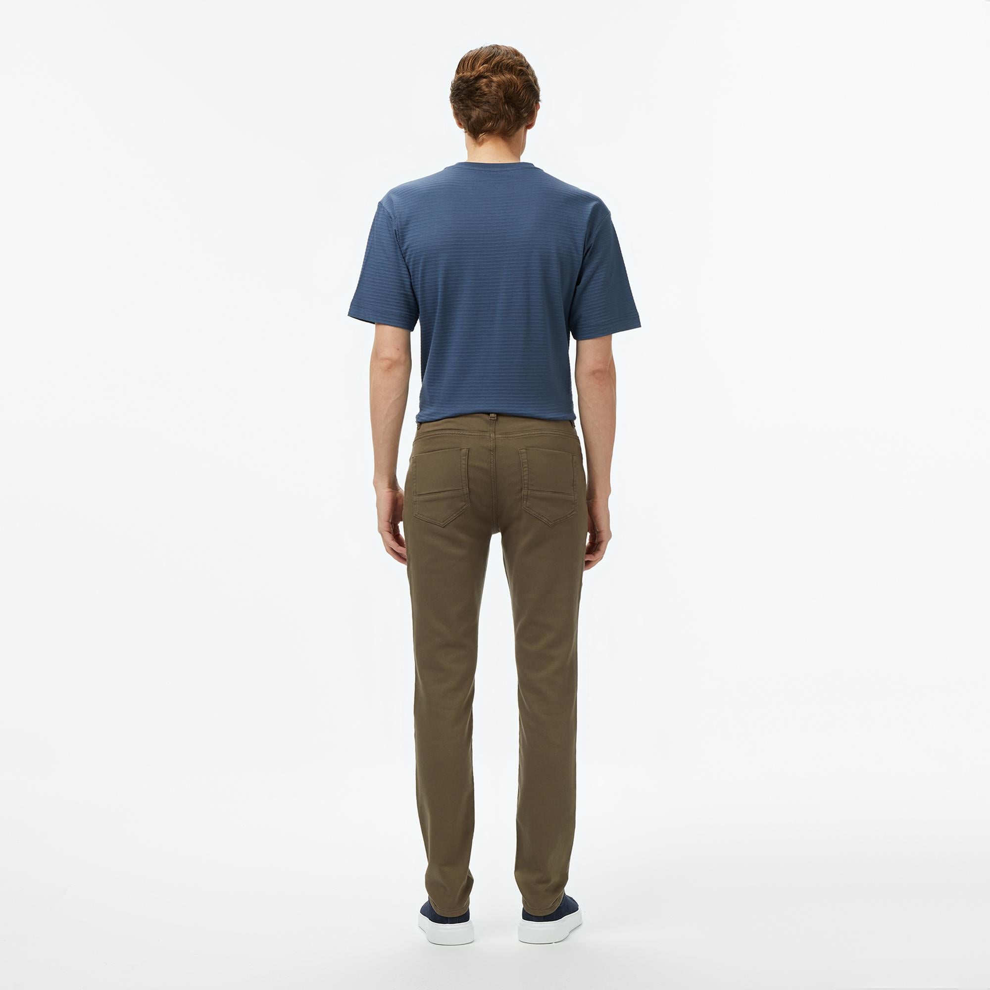 Nautica Erkek Kahverengi Slim Fit Pantolon