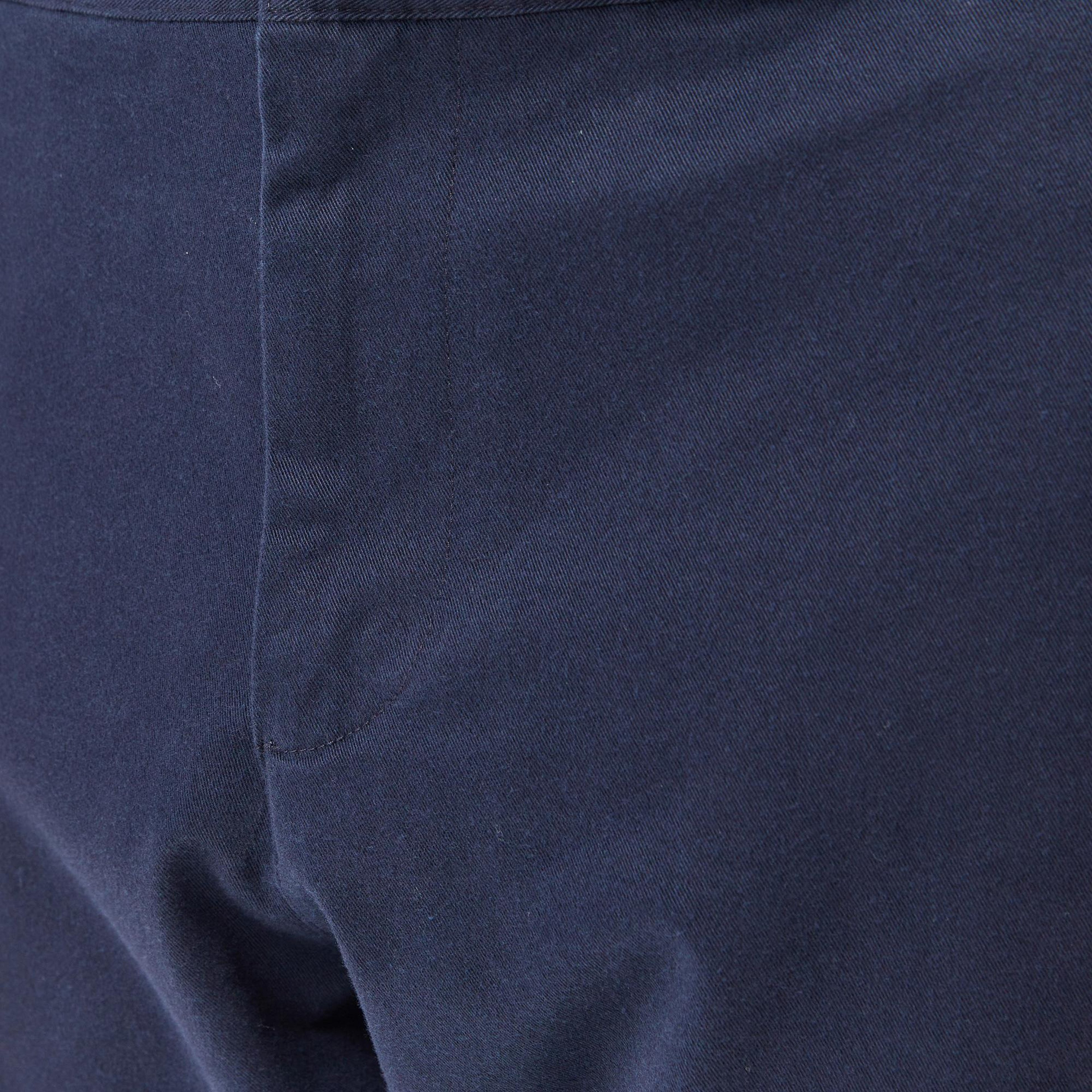 Erkek Slim Fit Lacivert Chino Modal Karışımlı Pantolon