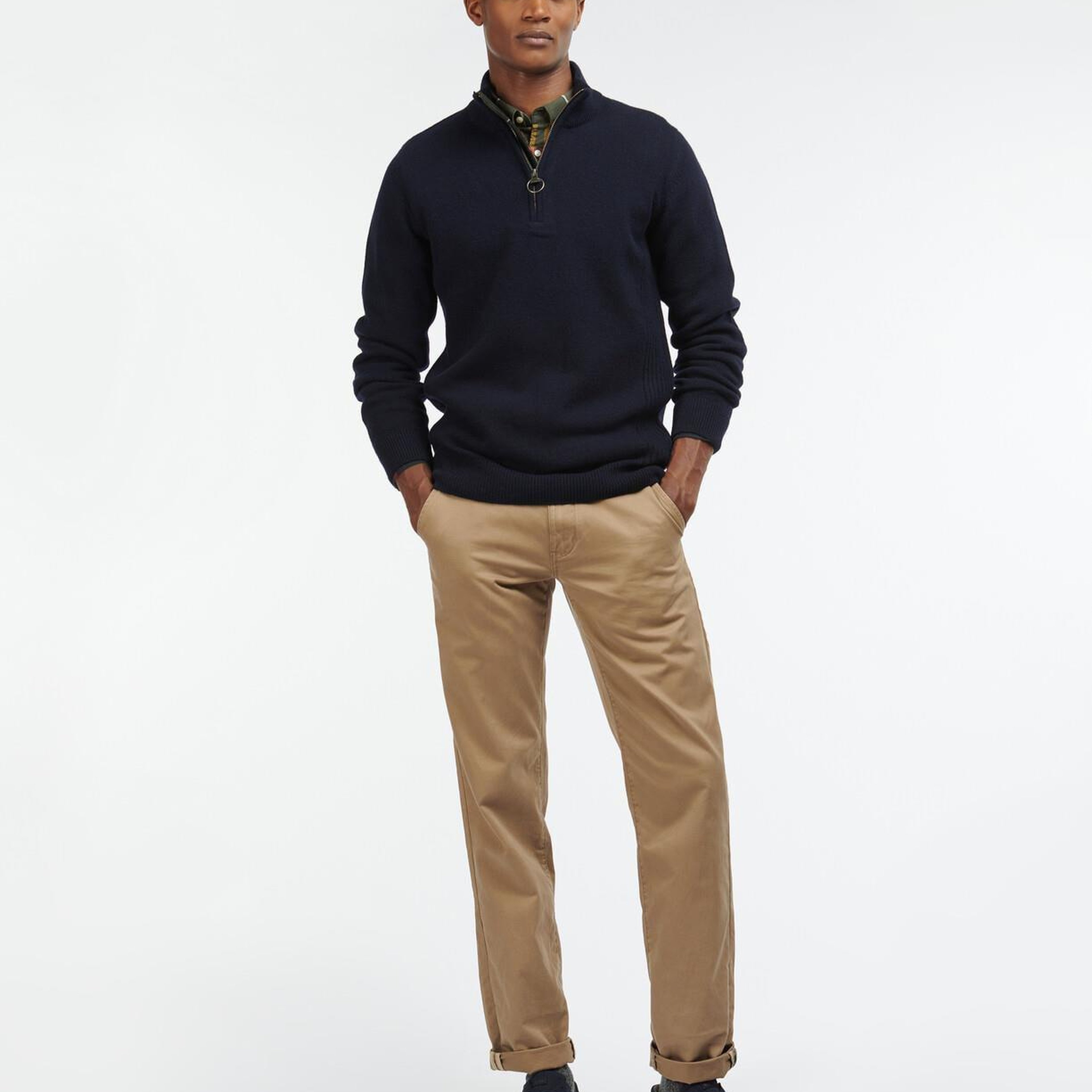 Barbour Holden Half Zip Knitted Kazak