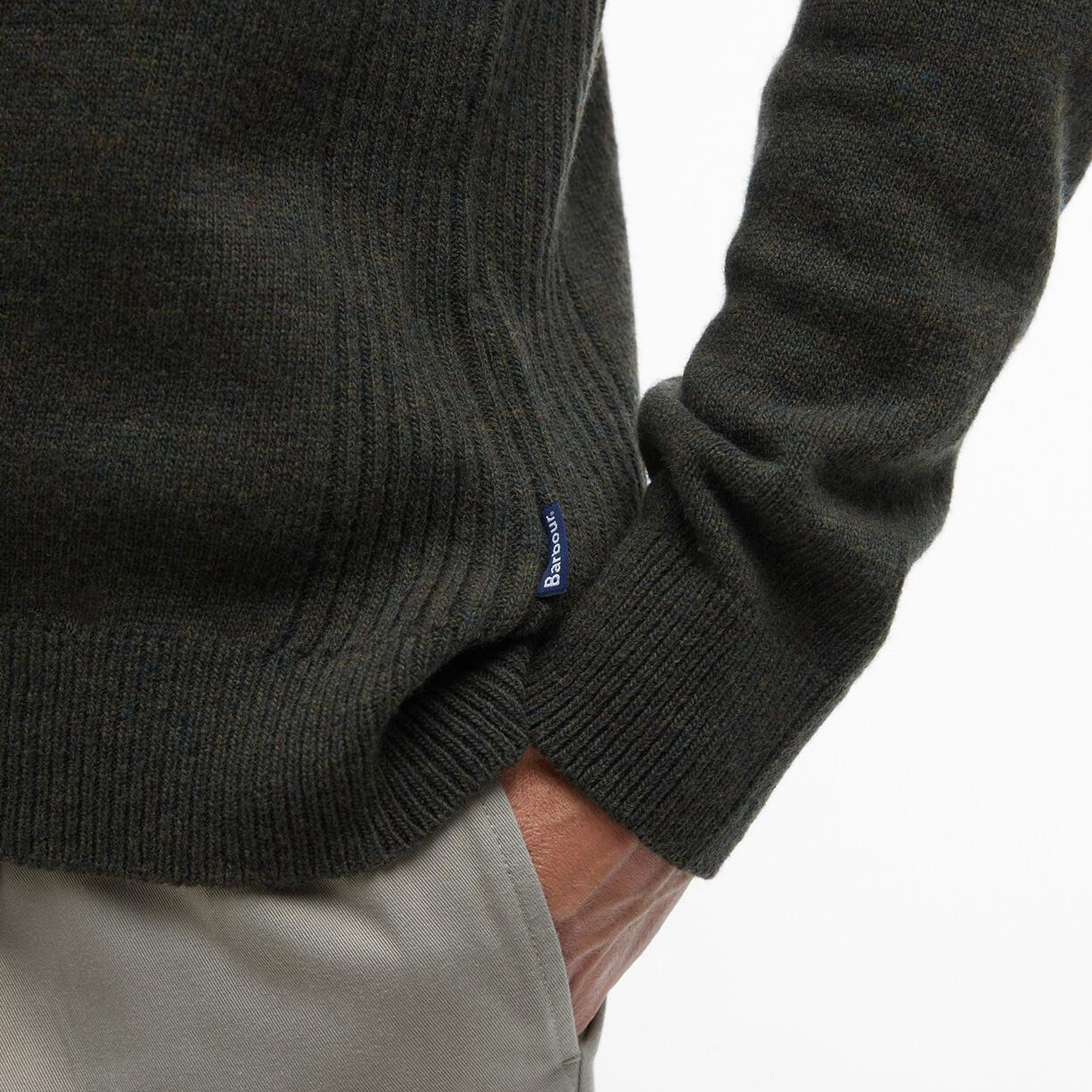 Barbour Holden Half Zip Knitted Kazak