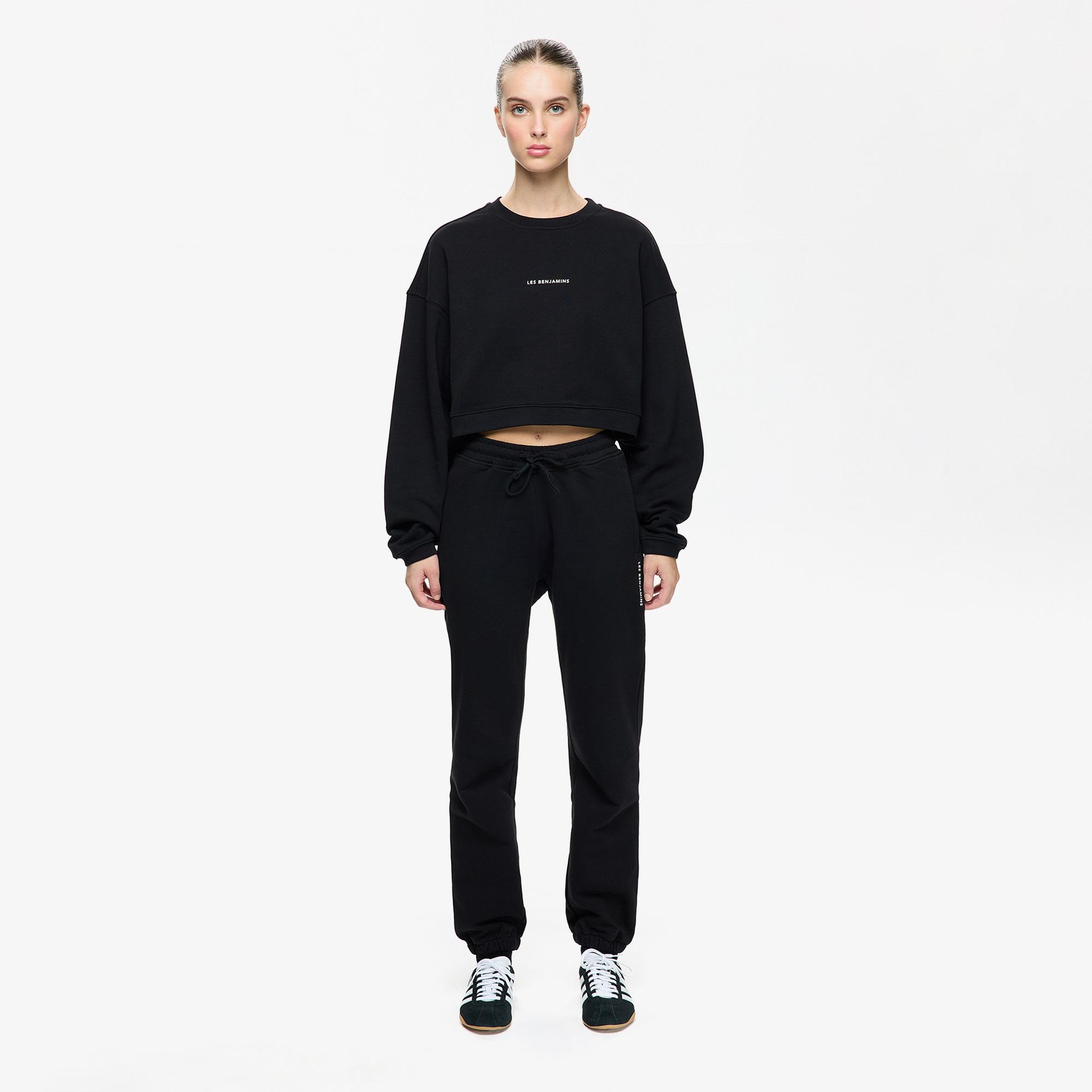 Les Benjamins Kadın Siyah Sweatshirt