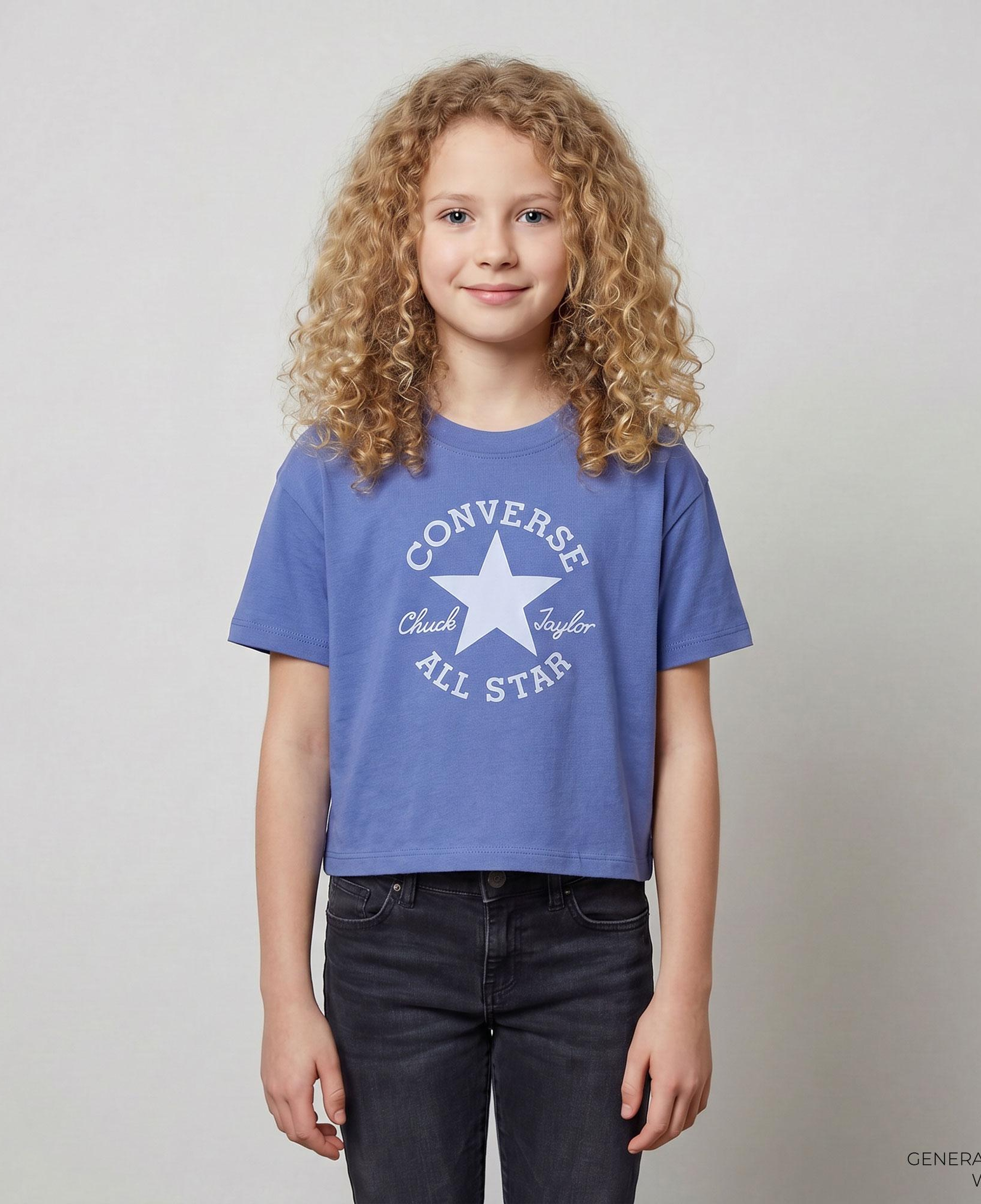 Converse Çocuk Mavi T-Shirt