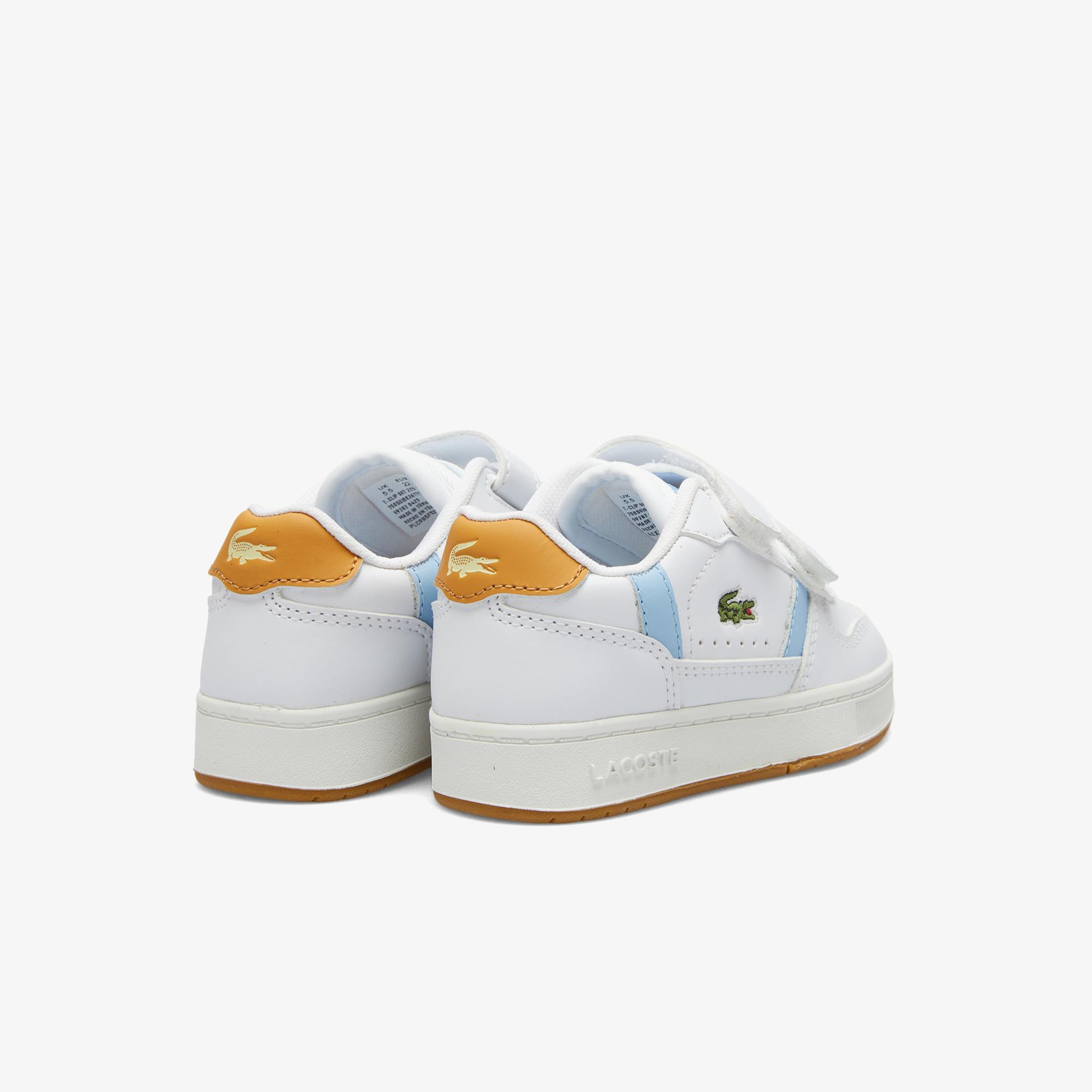Lacoste T-Clip Çocuk Beyaz/Mavi Sneaker