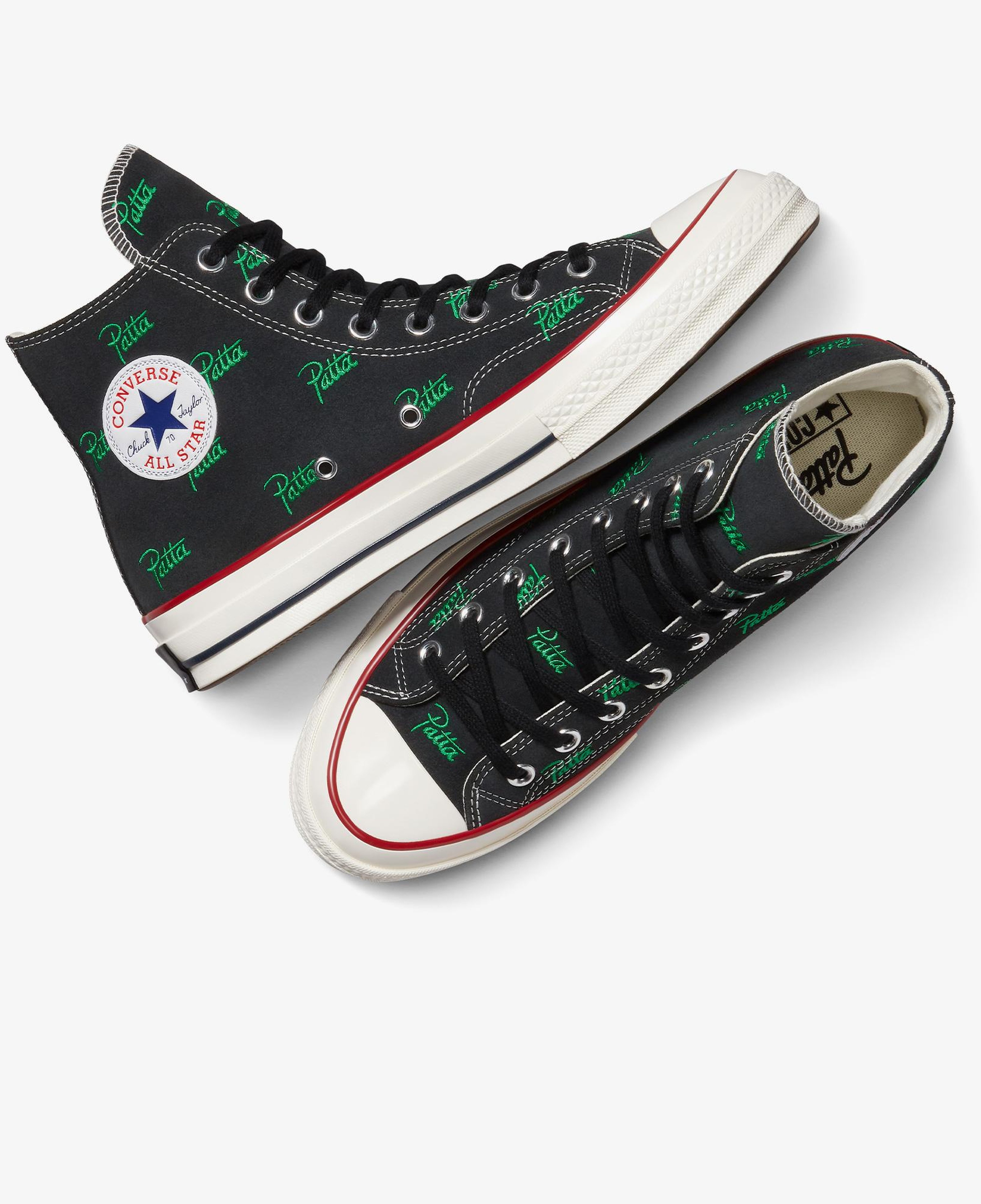 Converse X Patta Chuck 70 Unisex Siyah Bilekli Sneaker