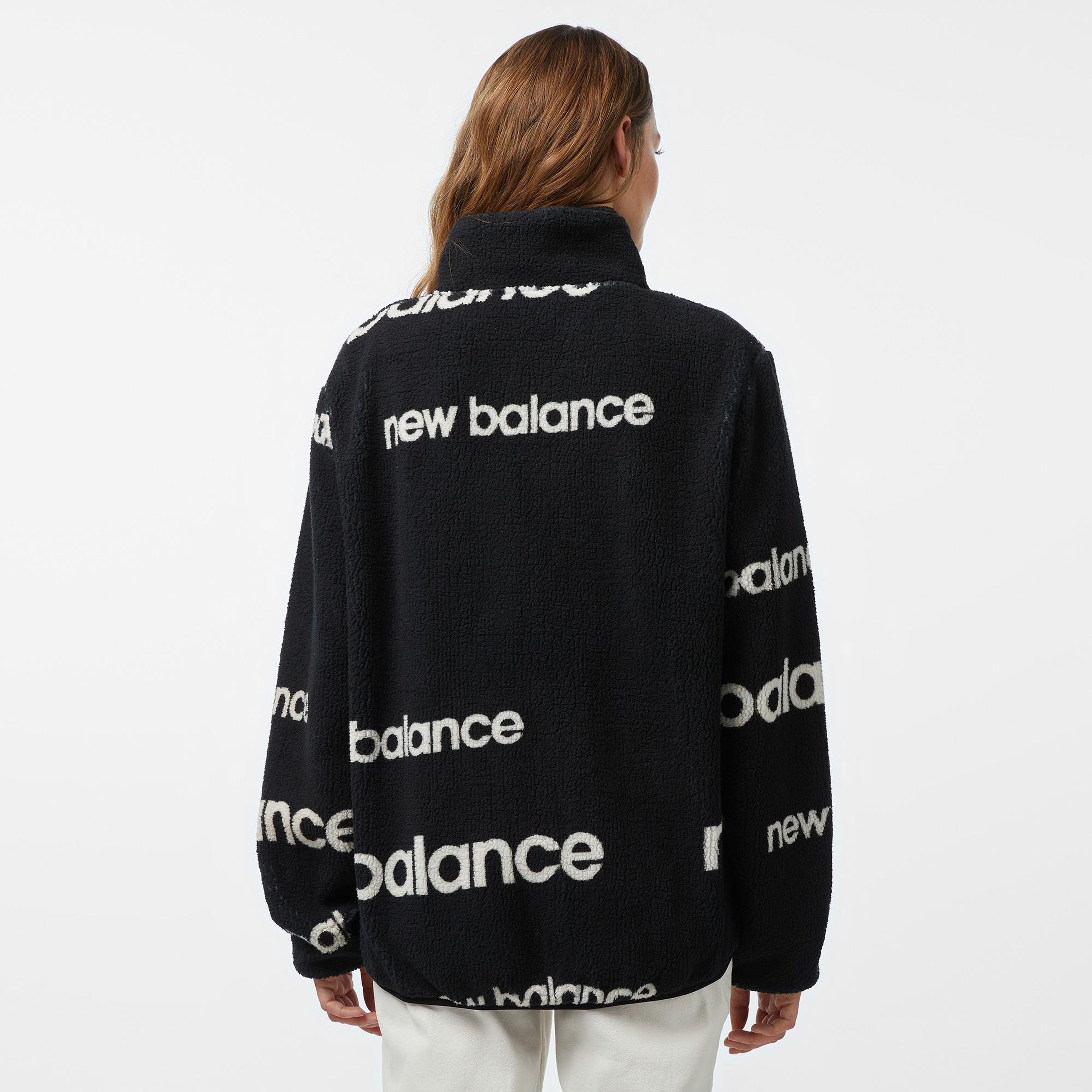 New Balance NB Lifestyle Kadın Siyah Sweatshirt