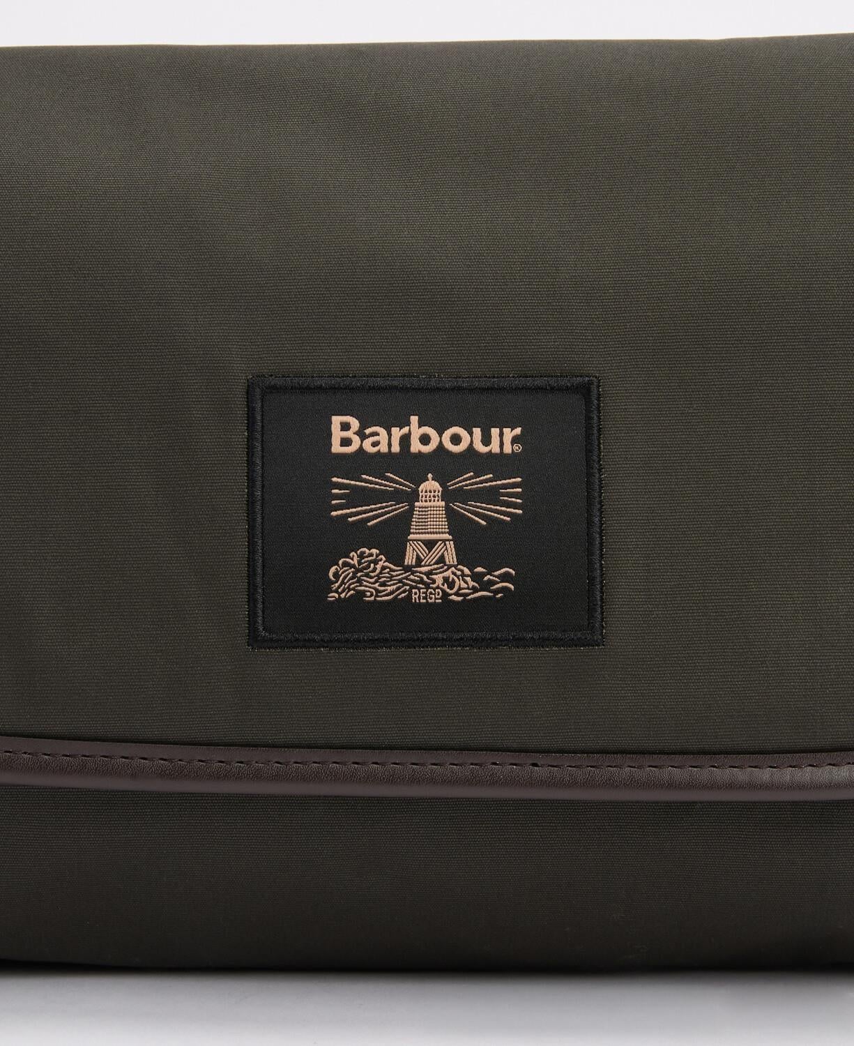 Barbour Wax Hanging Washbag Organizer