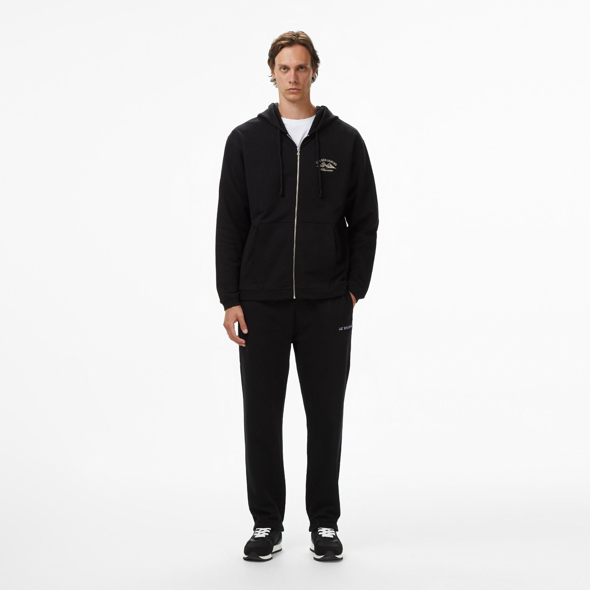 Les Benjamins Relaxed Fit Erkek Bej Sweatshirt