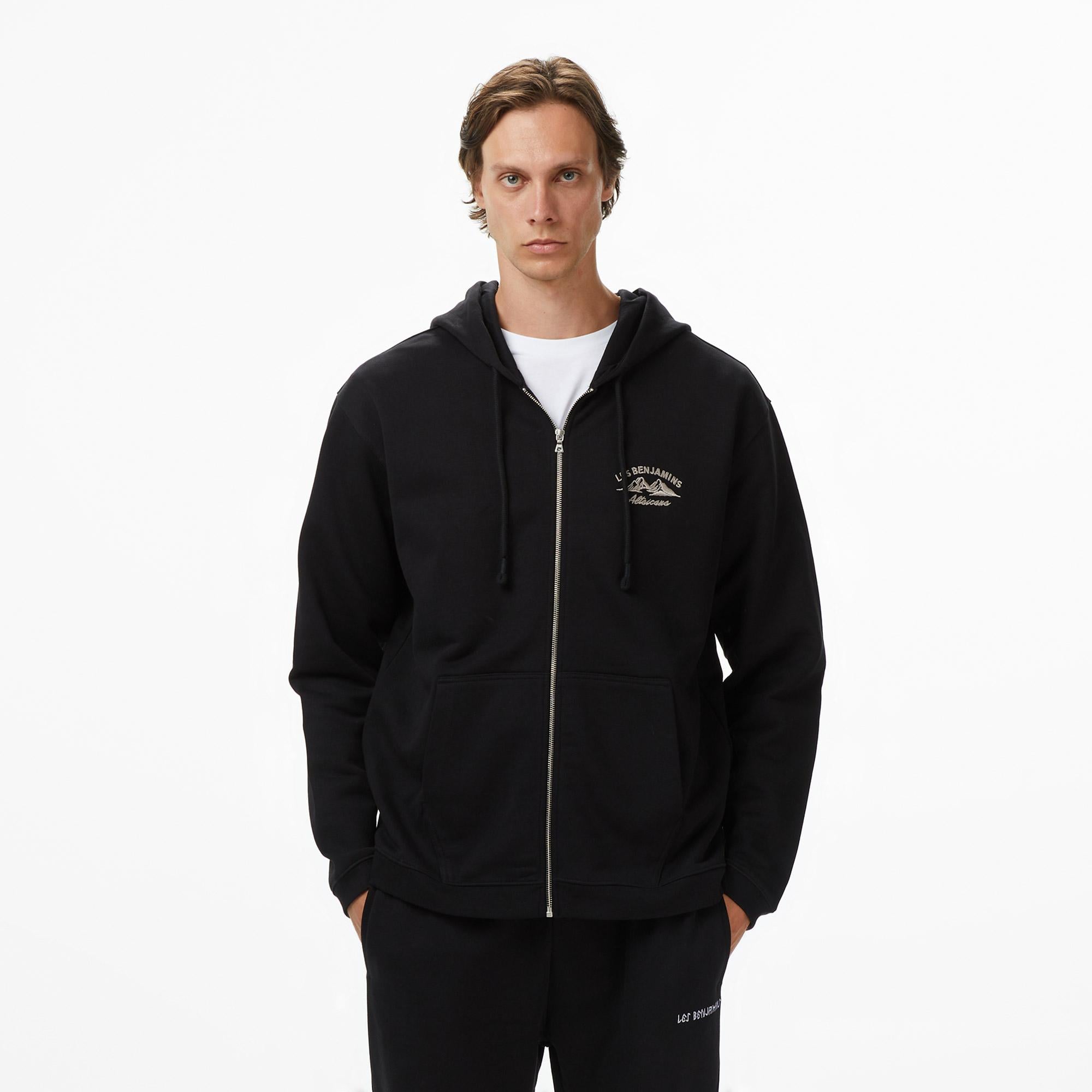Les Benjamins Relaxed Fit Erkek Bej Sweatshirt