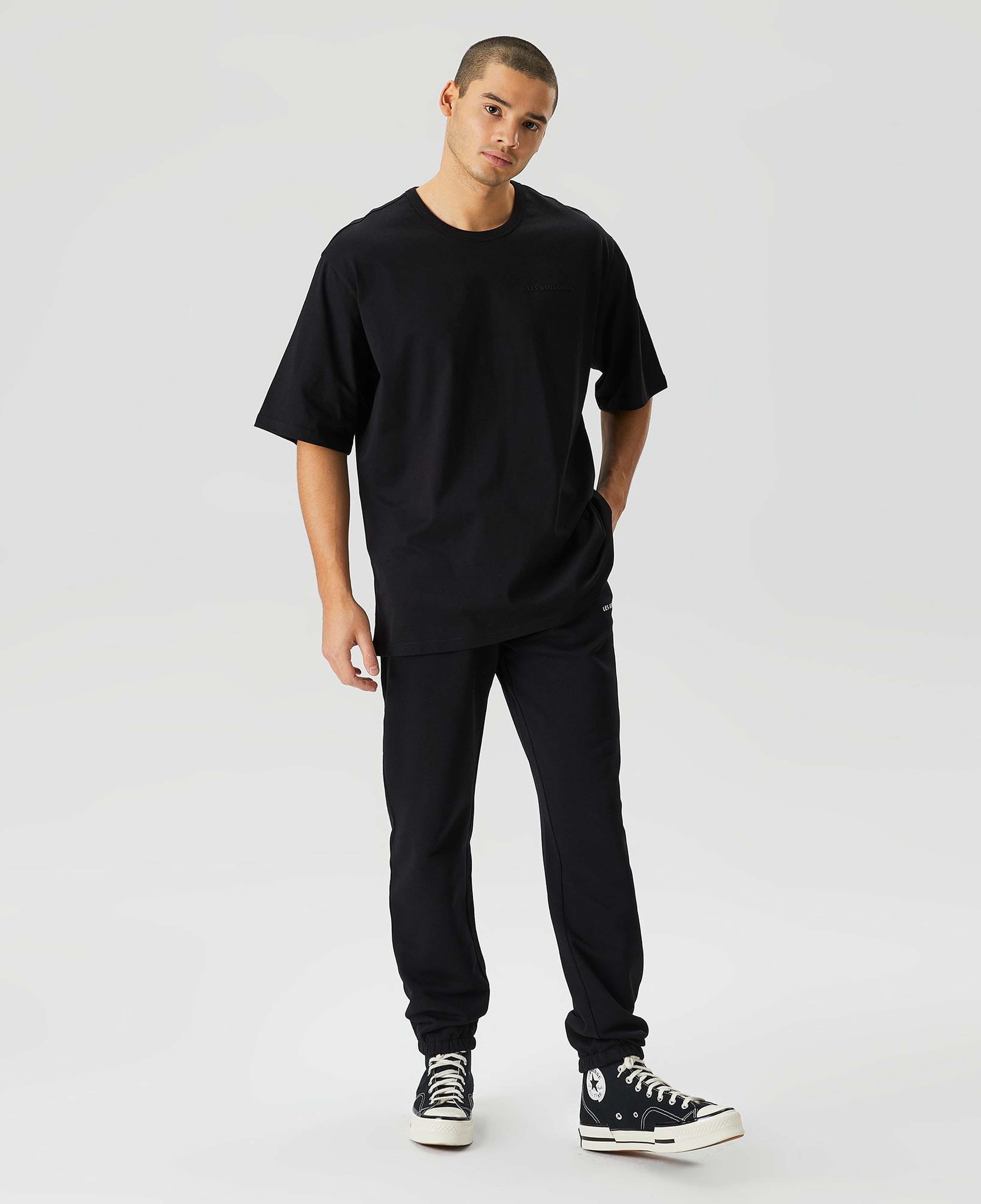 Les Benjamins Classics Erkek Siyah T-Shirt