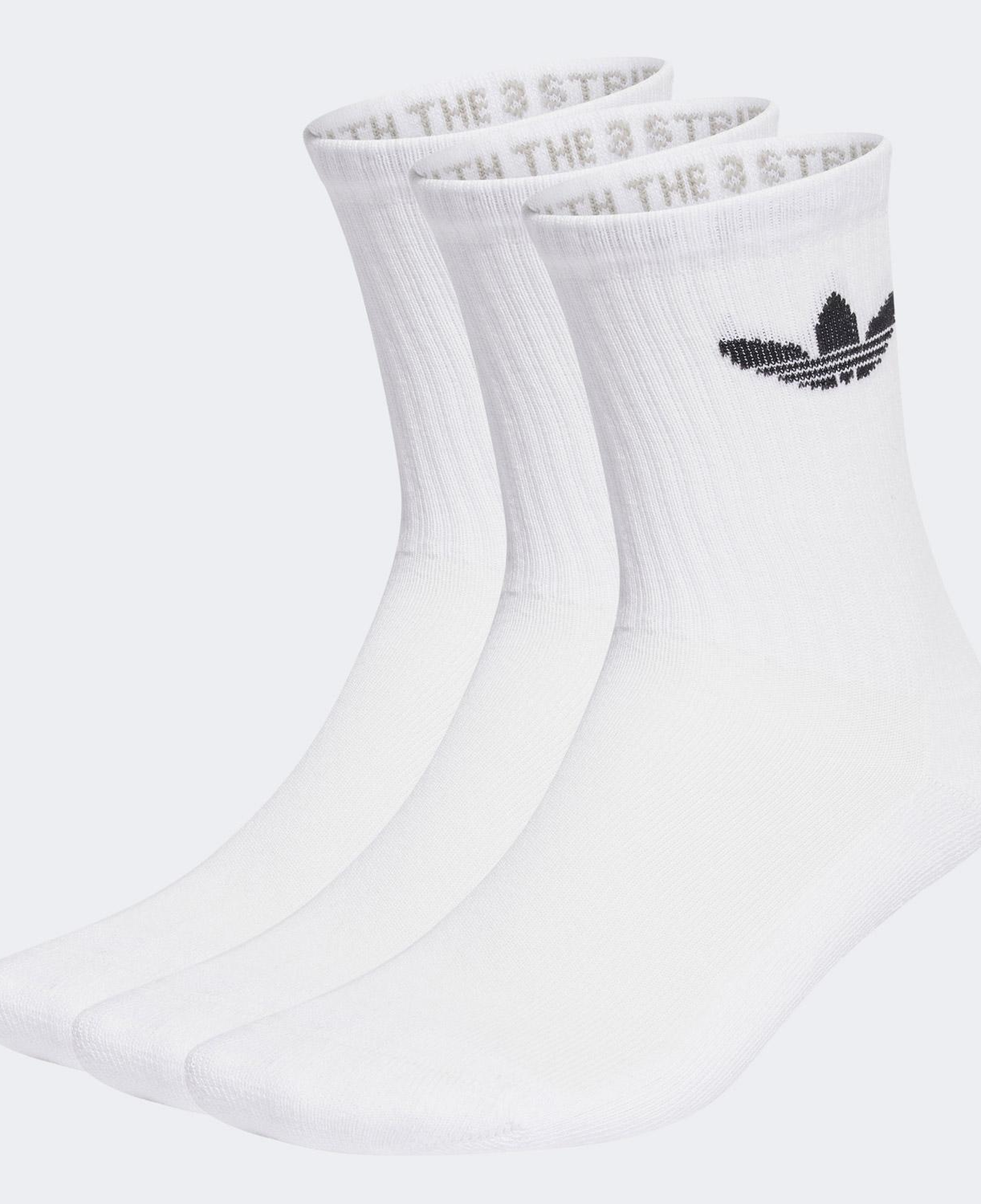 adidas Trefoil Cushion Crew 3' lü Unisex Beyaz Çorap