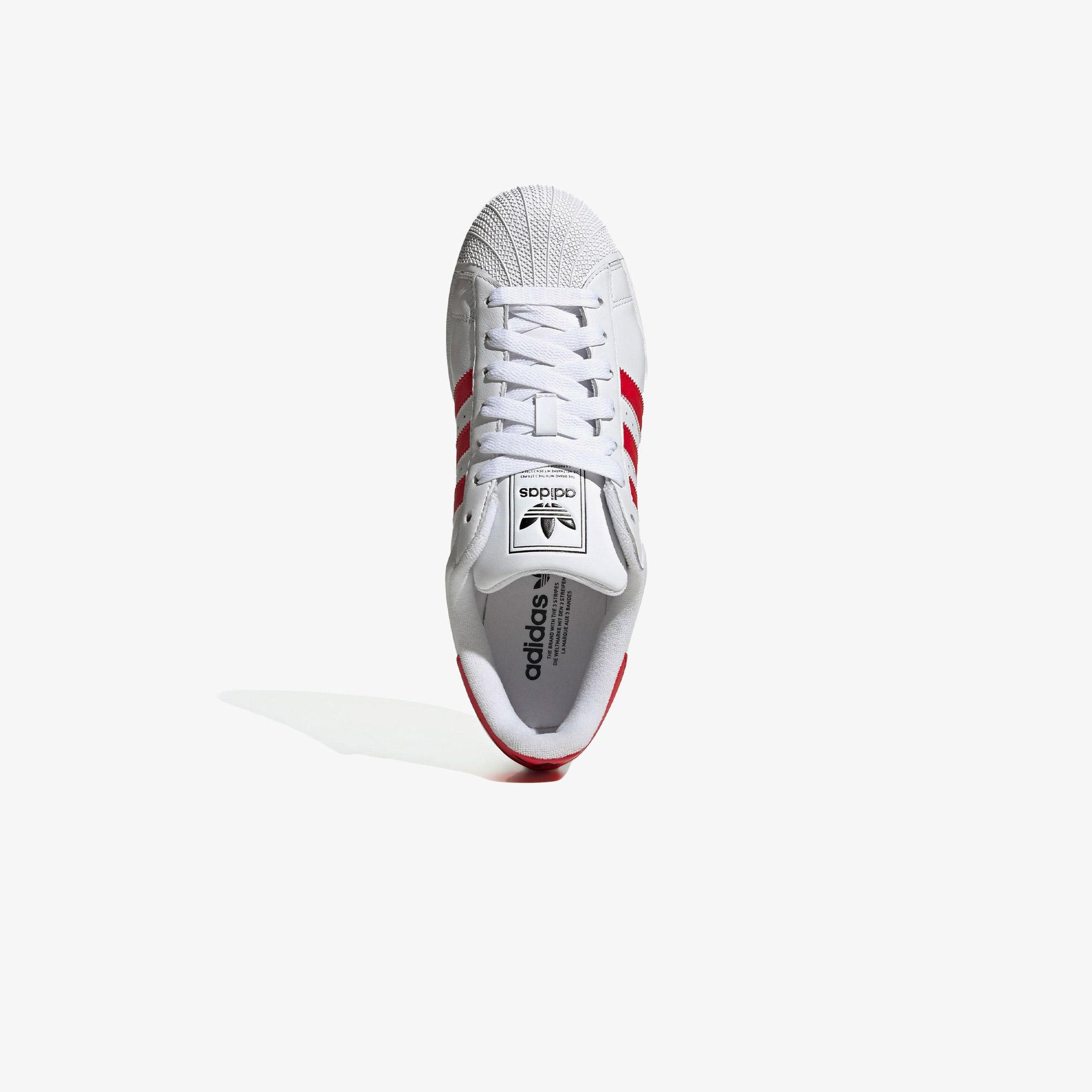 adidas Originals Superstar II Unisex Kırmızı/Beyaz Spor Ayakkabı