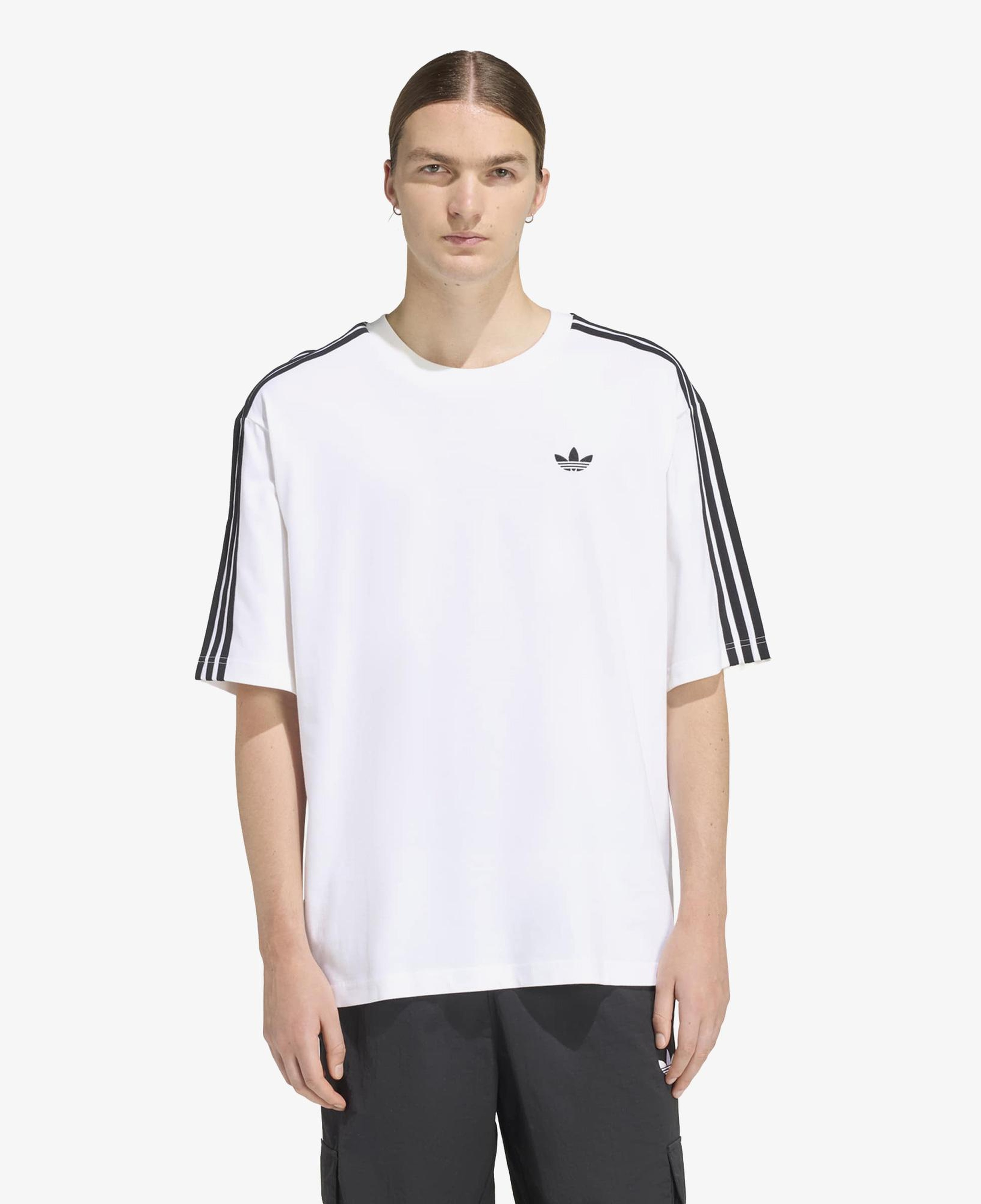 adidas 3Striped Erkek Beyaz T-Shirt