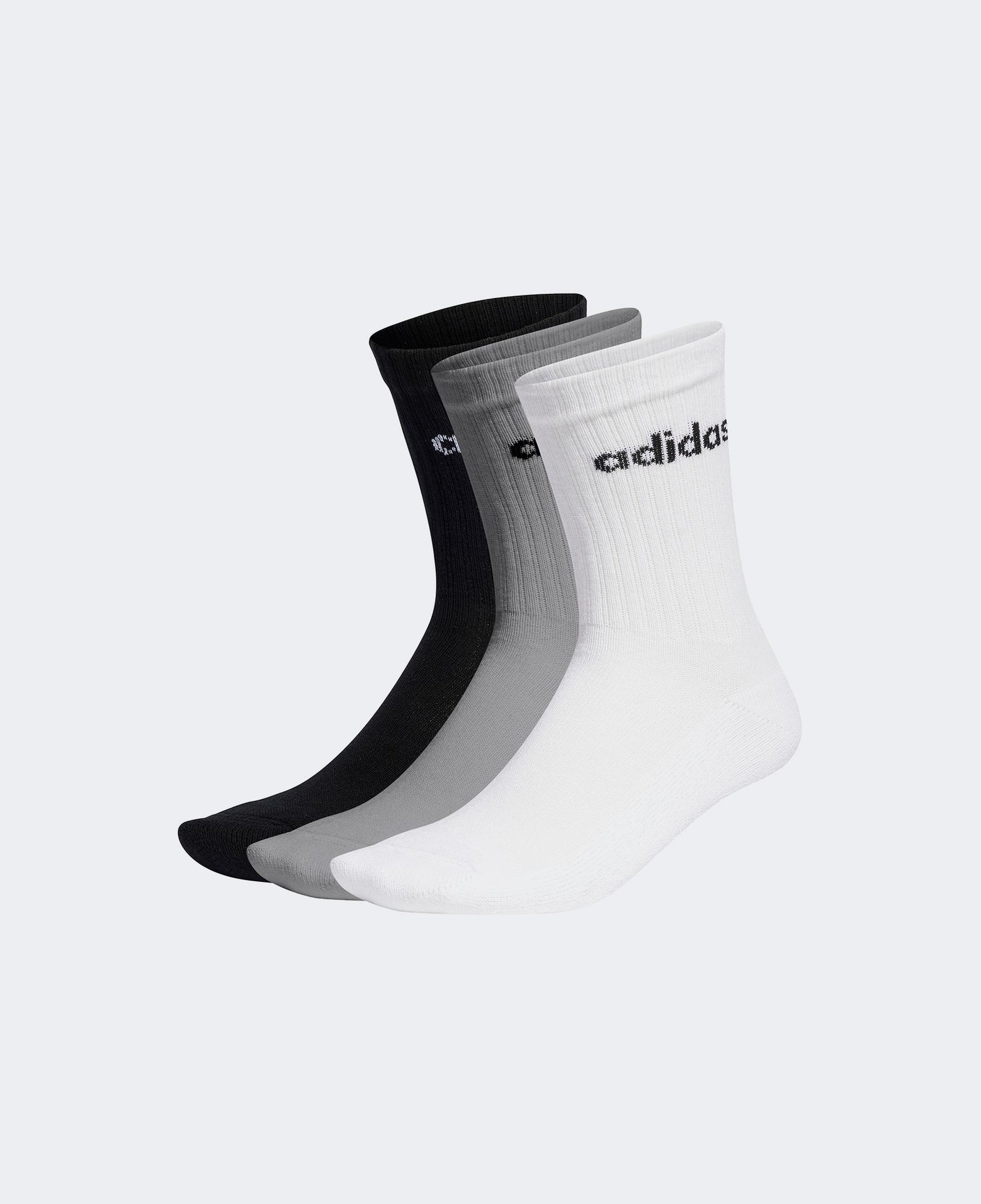 adidas Linear Cushioned Crew Unisex Renkli 3'lü Çorap