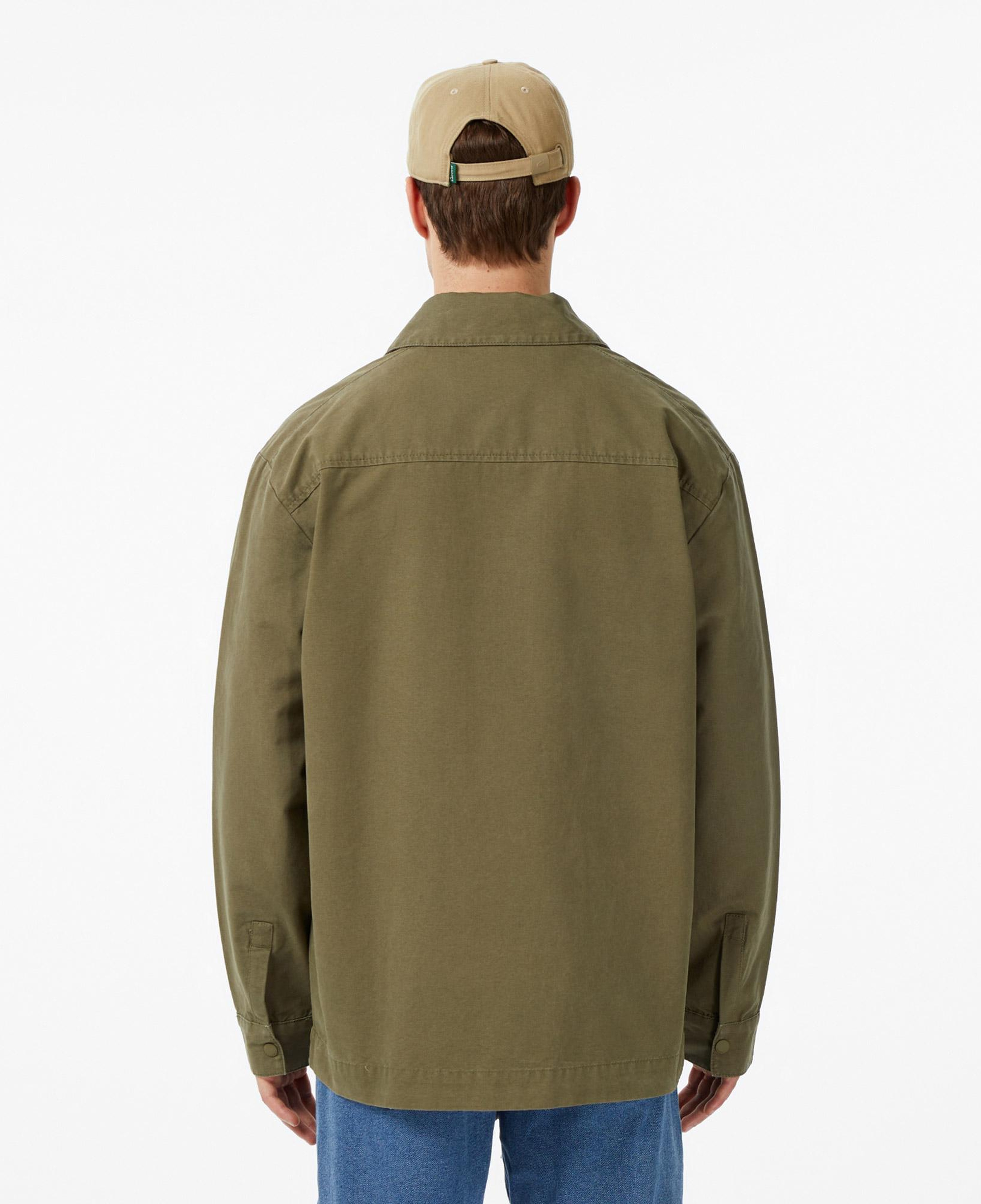 Lacoste Erkek Relaxed Fit Fermuarlı Haki Ceket